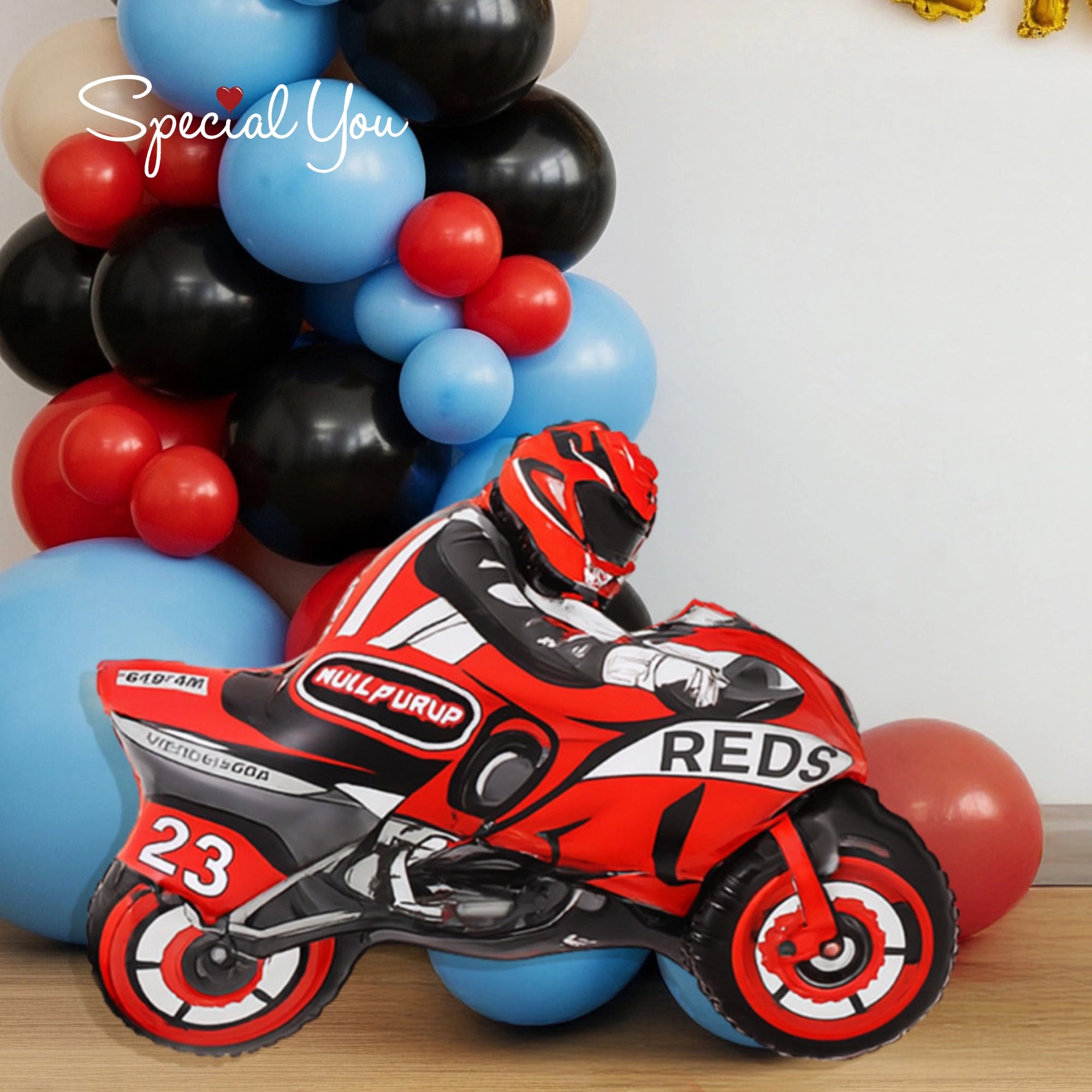 Bike Theme Birthday Decor