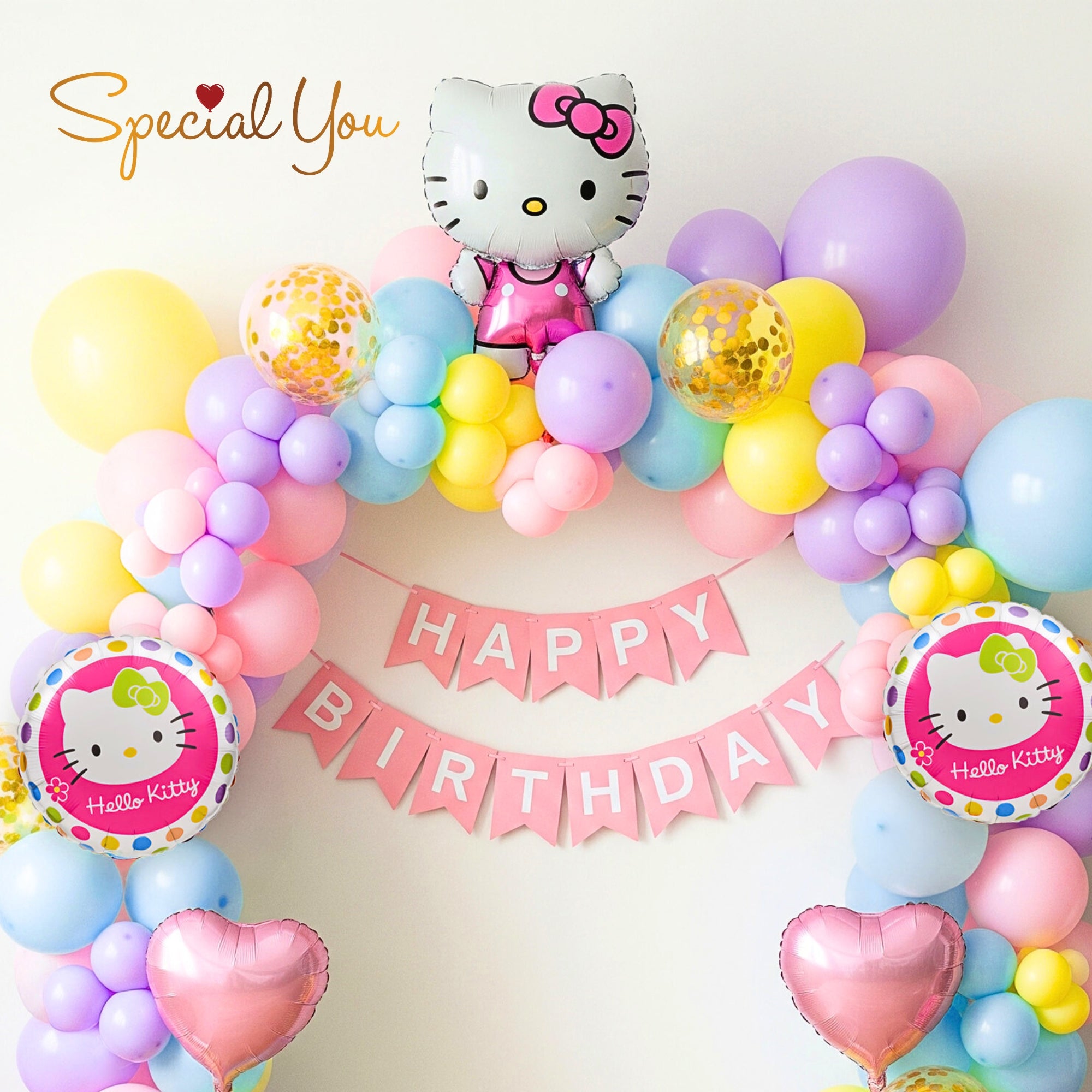 Kitty Pastel Paradise decor