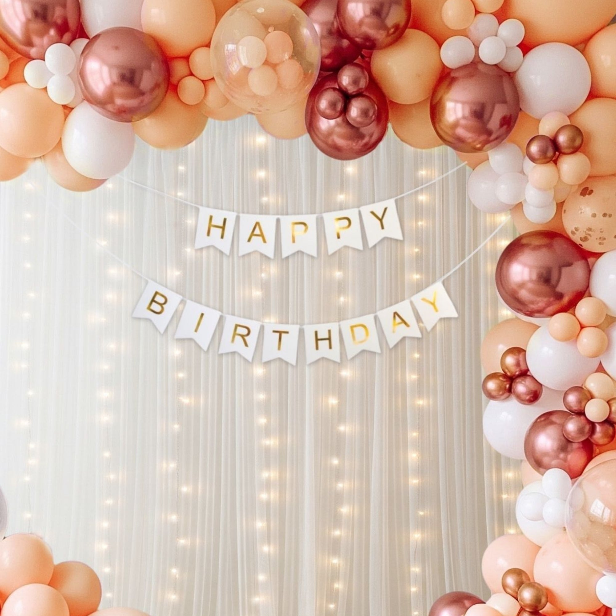 Shimmer & Blush Party Decor