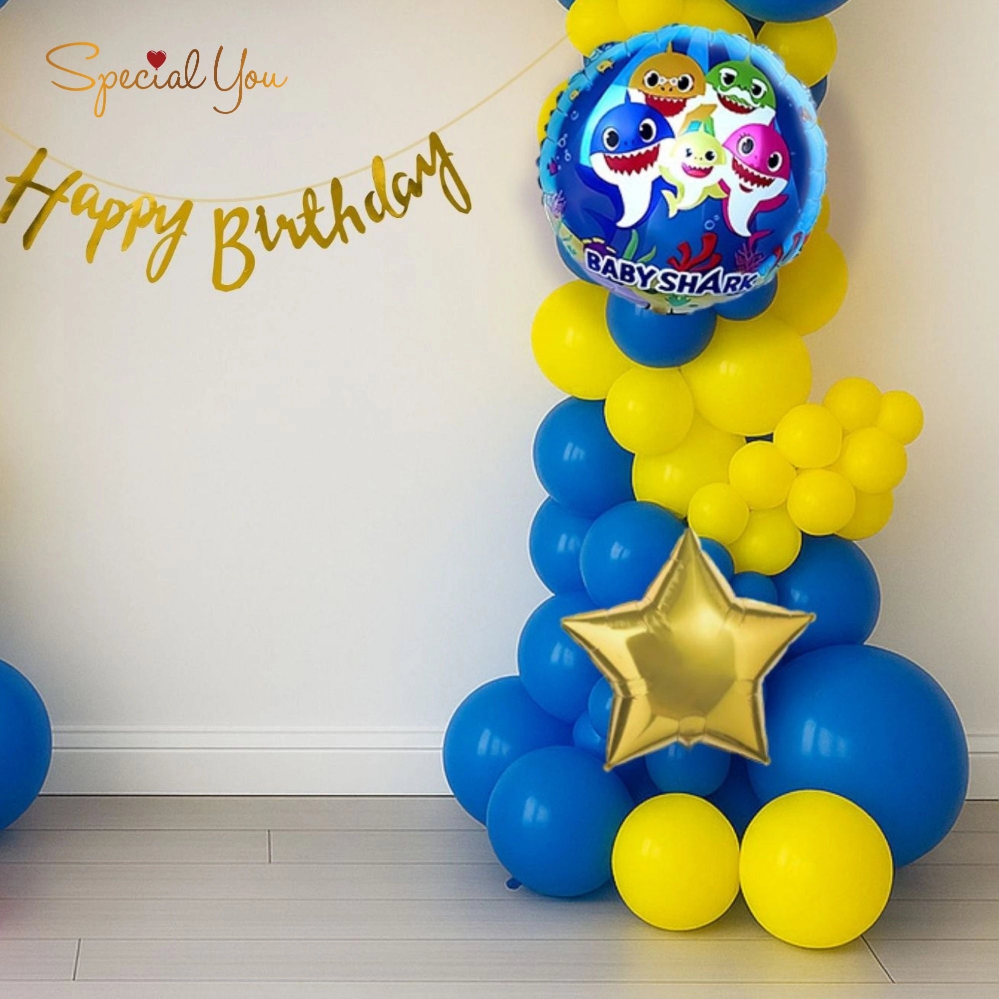 Baby Shark Birthday Decor