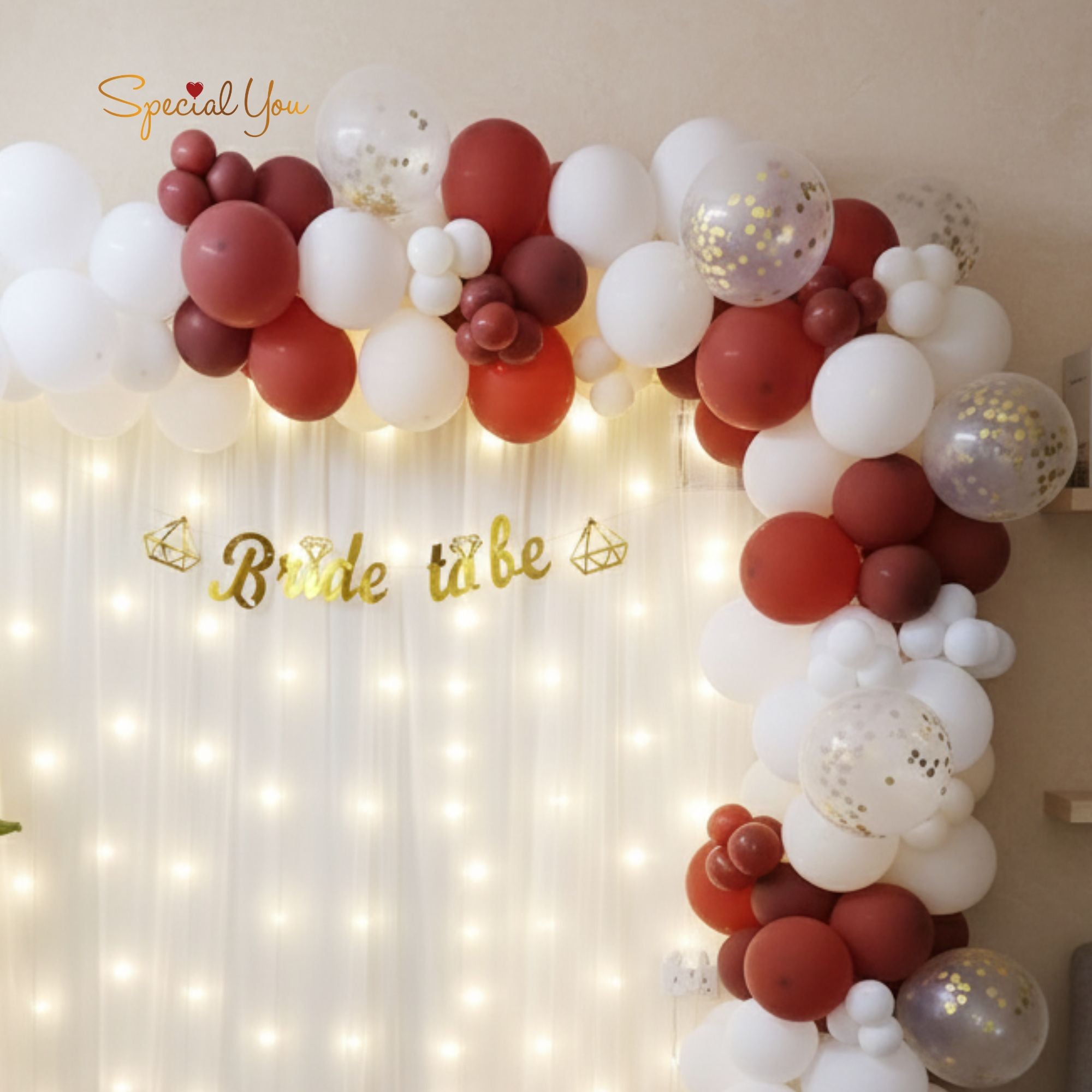 Stylish Balloon Bride-to-Be Decor