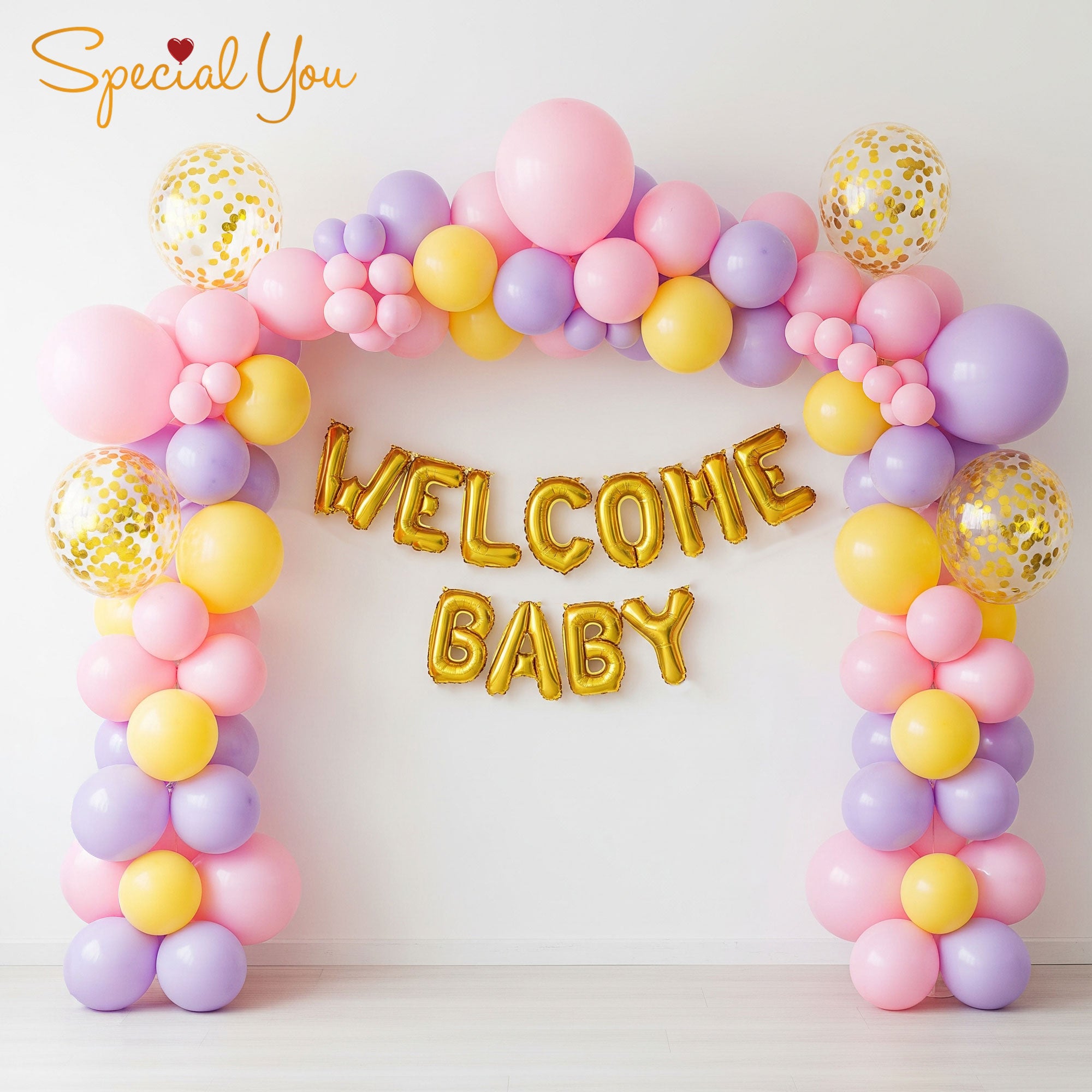 Pastel Welcome Baby Decor