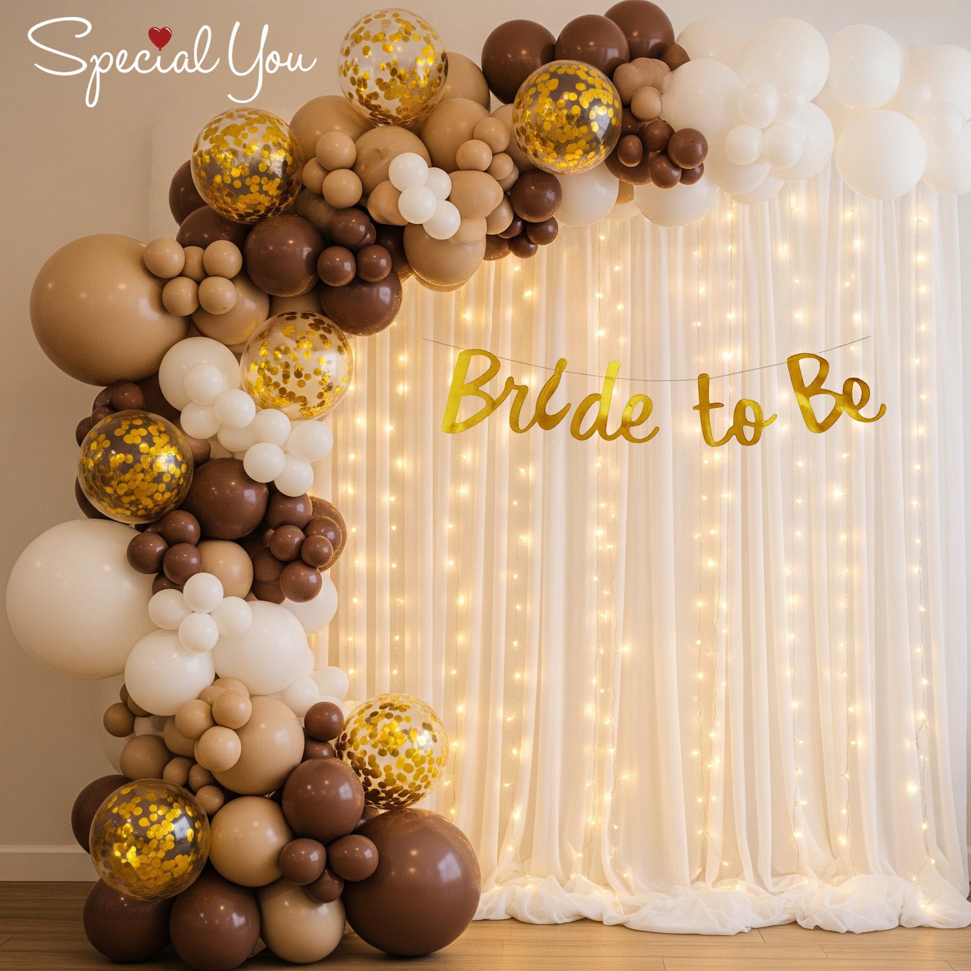 Stylish Balloon Bride-to-Be Decor