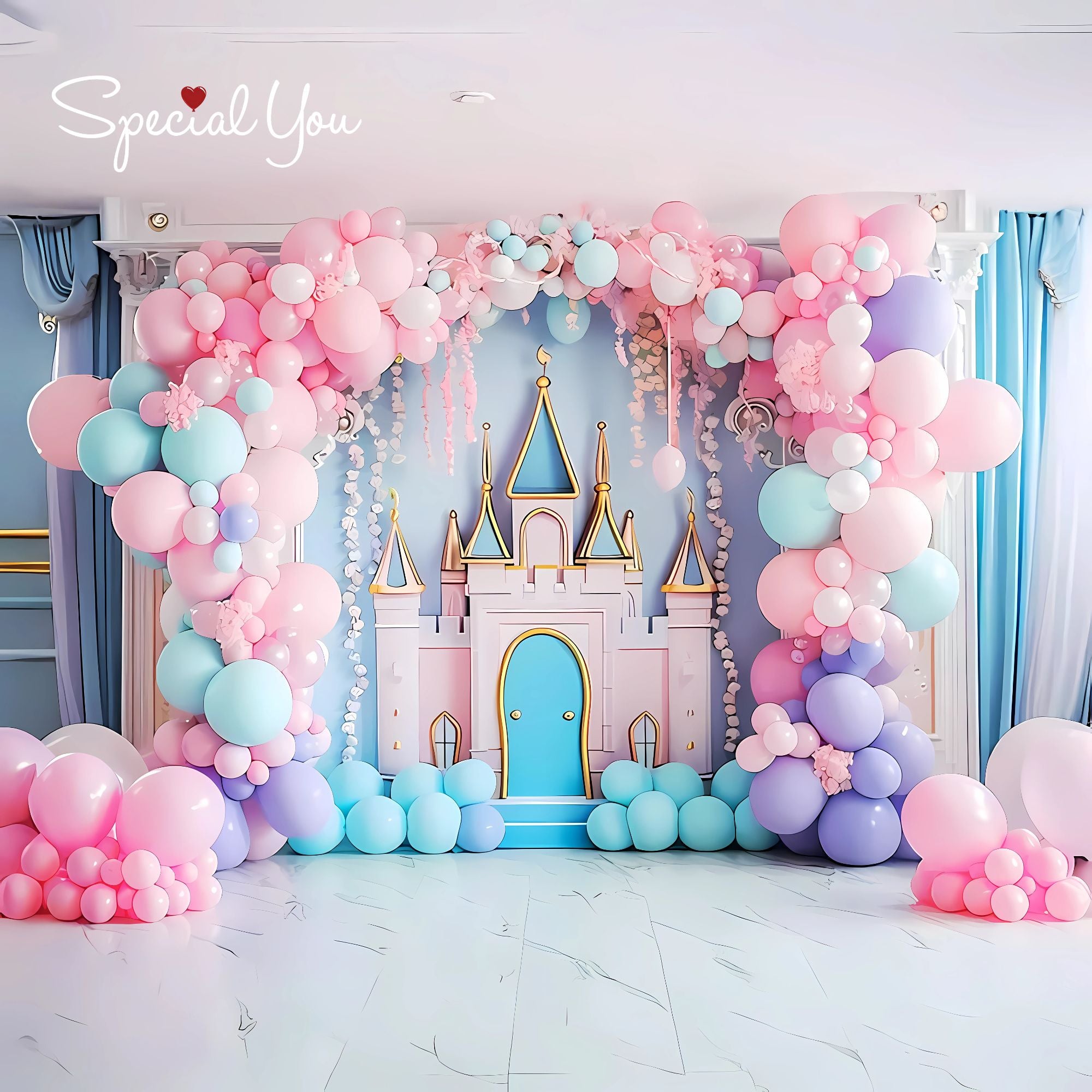 Fairy Tale Pastel Castle Theme Décor