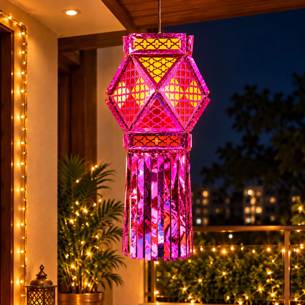DIY Pink Kandil Kit for Diwali Decoration for Home