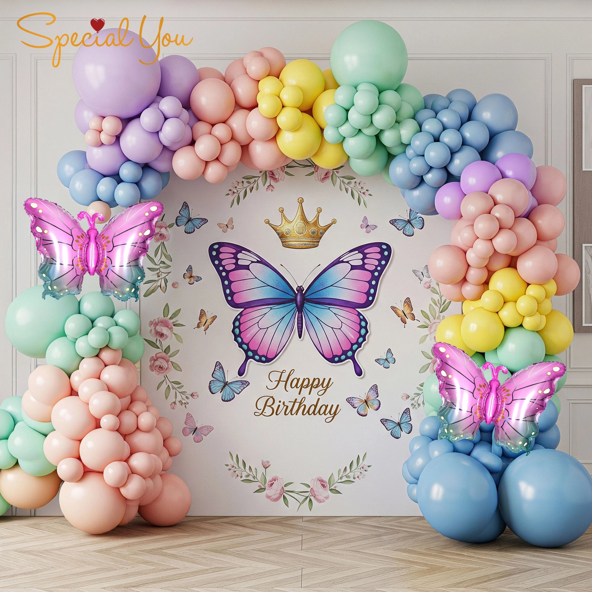 Butterfly Theme Birthday Decoration
