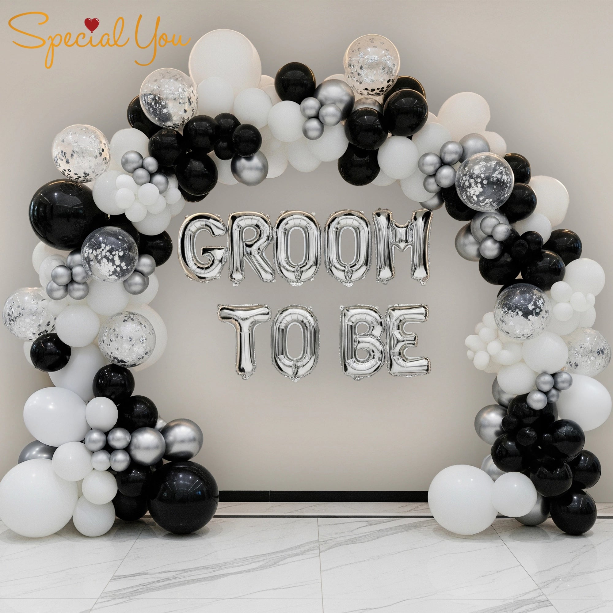 Modern Bachelor Bash Decor