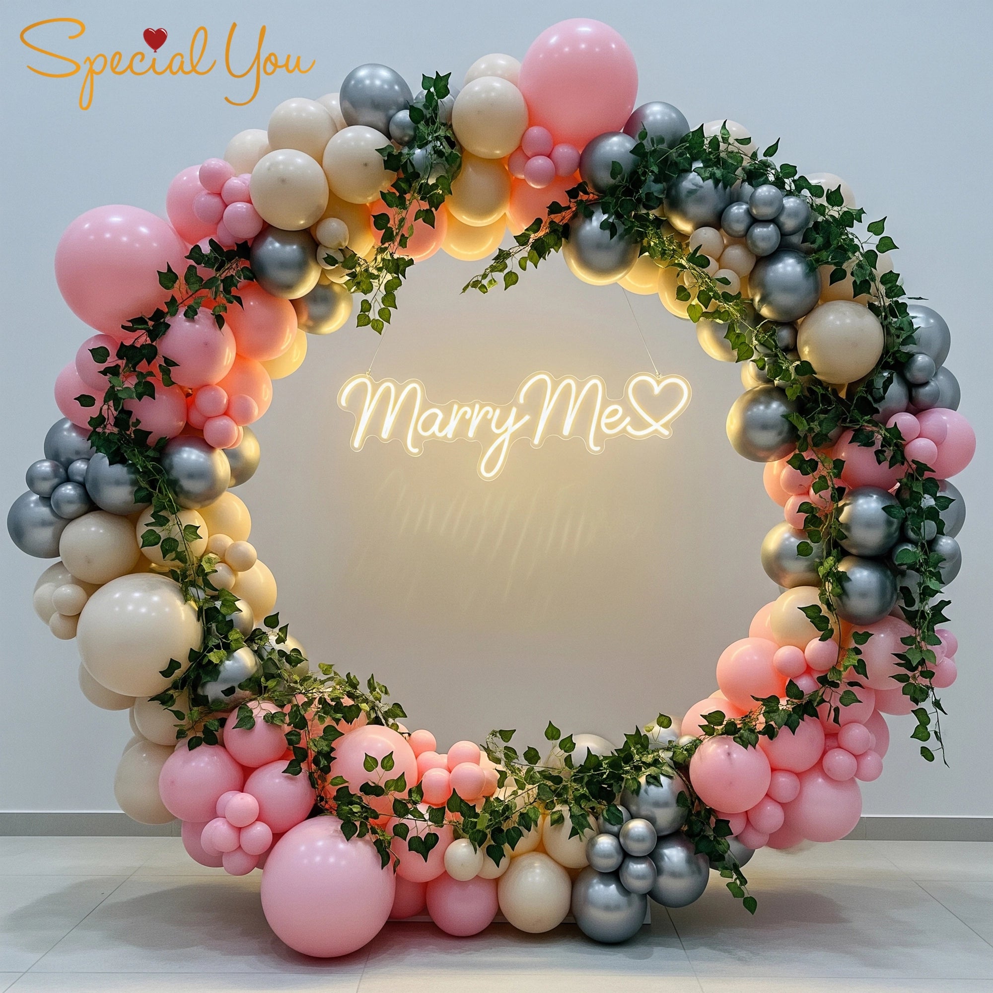 Elegant Pastel Proposal Decor