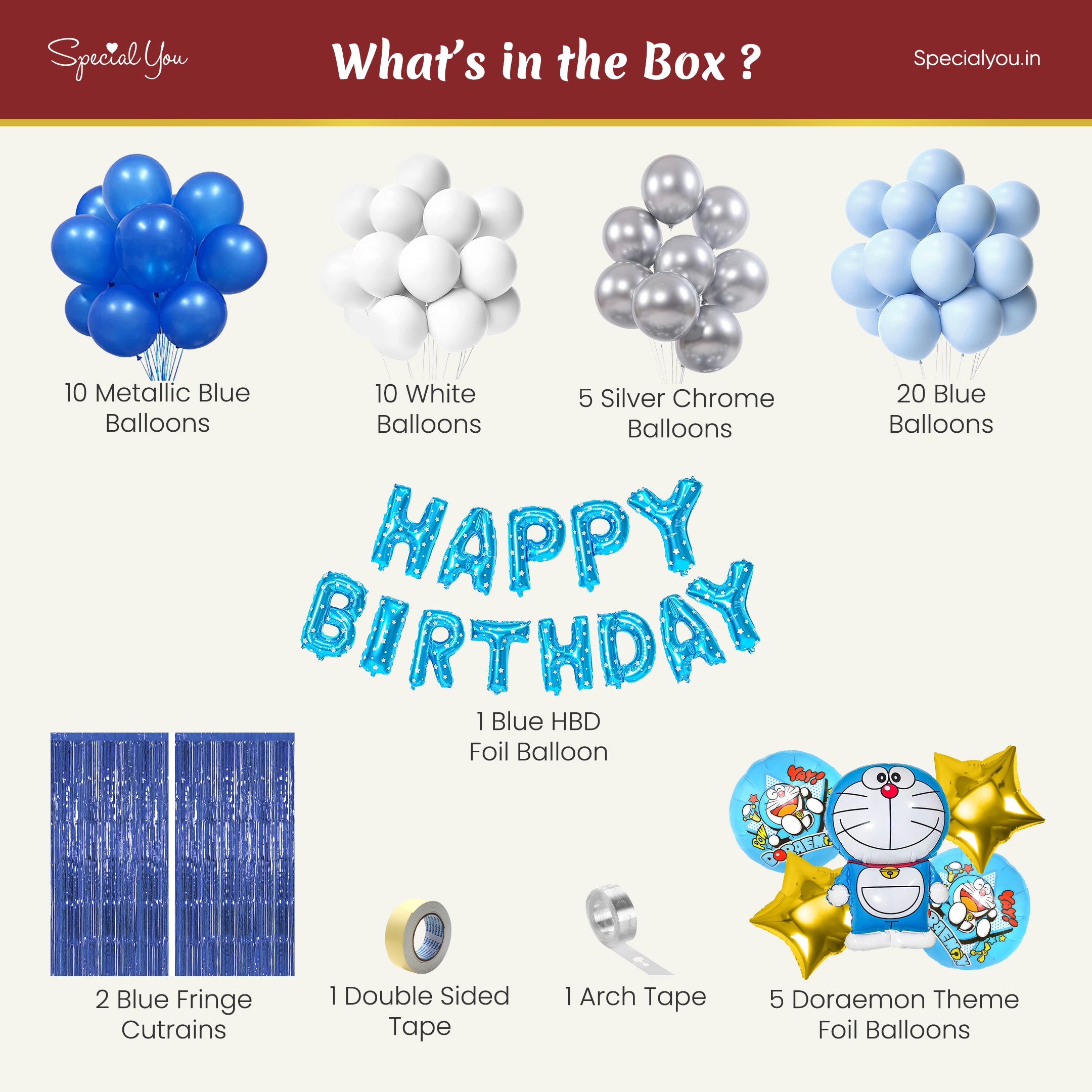 Tempting Doraemon DIY Birthday Kit
