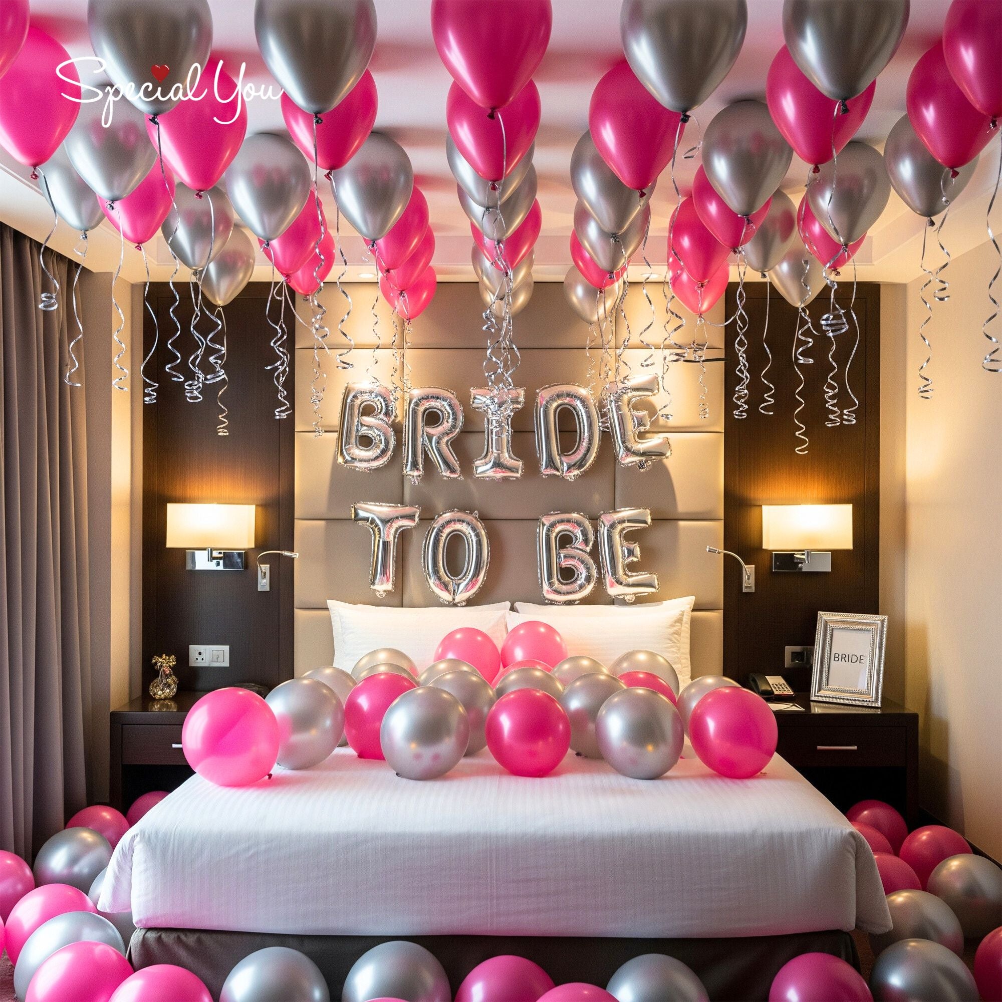 Glam Bride to Be Bash decor