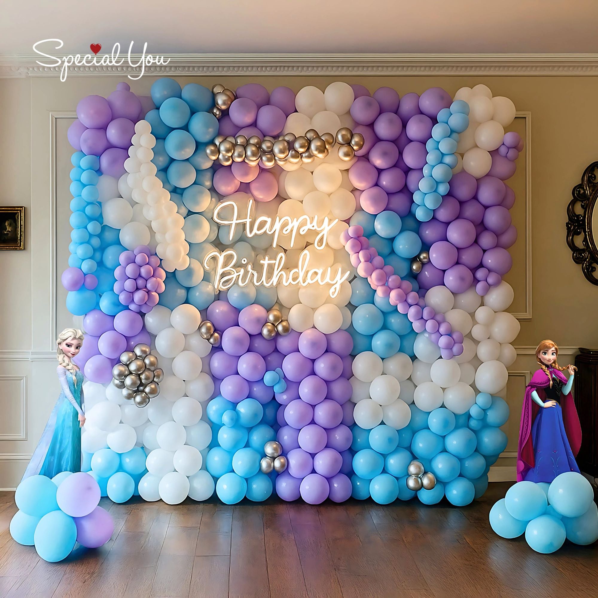 Frozen Fantasy Balloon Wall Decor
