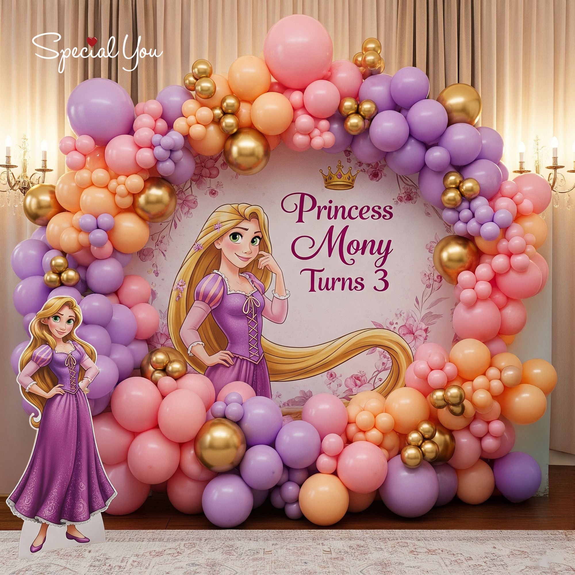 Royal Rapunzel  Ring Decor