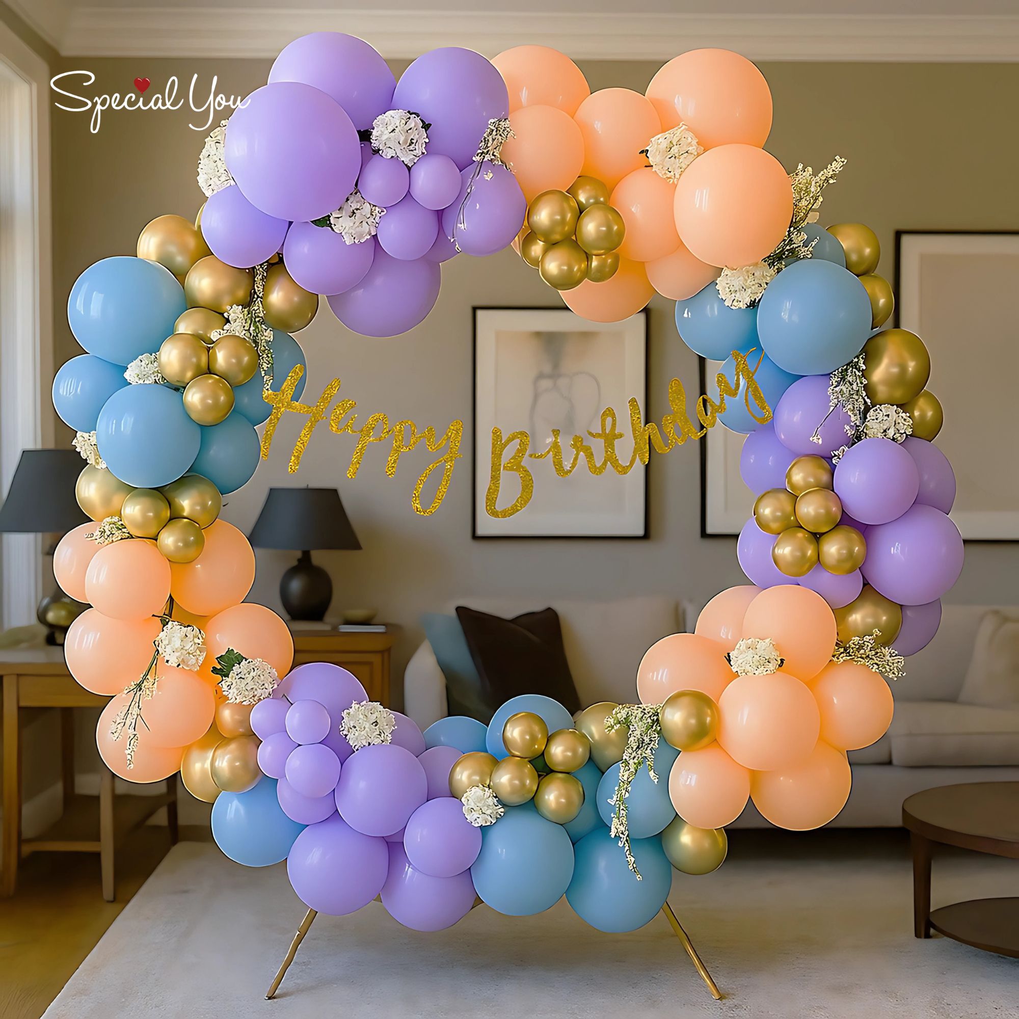 Pastel Elegance Ring Decor