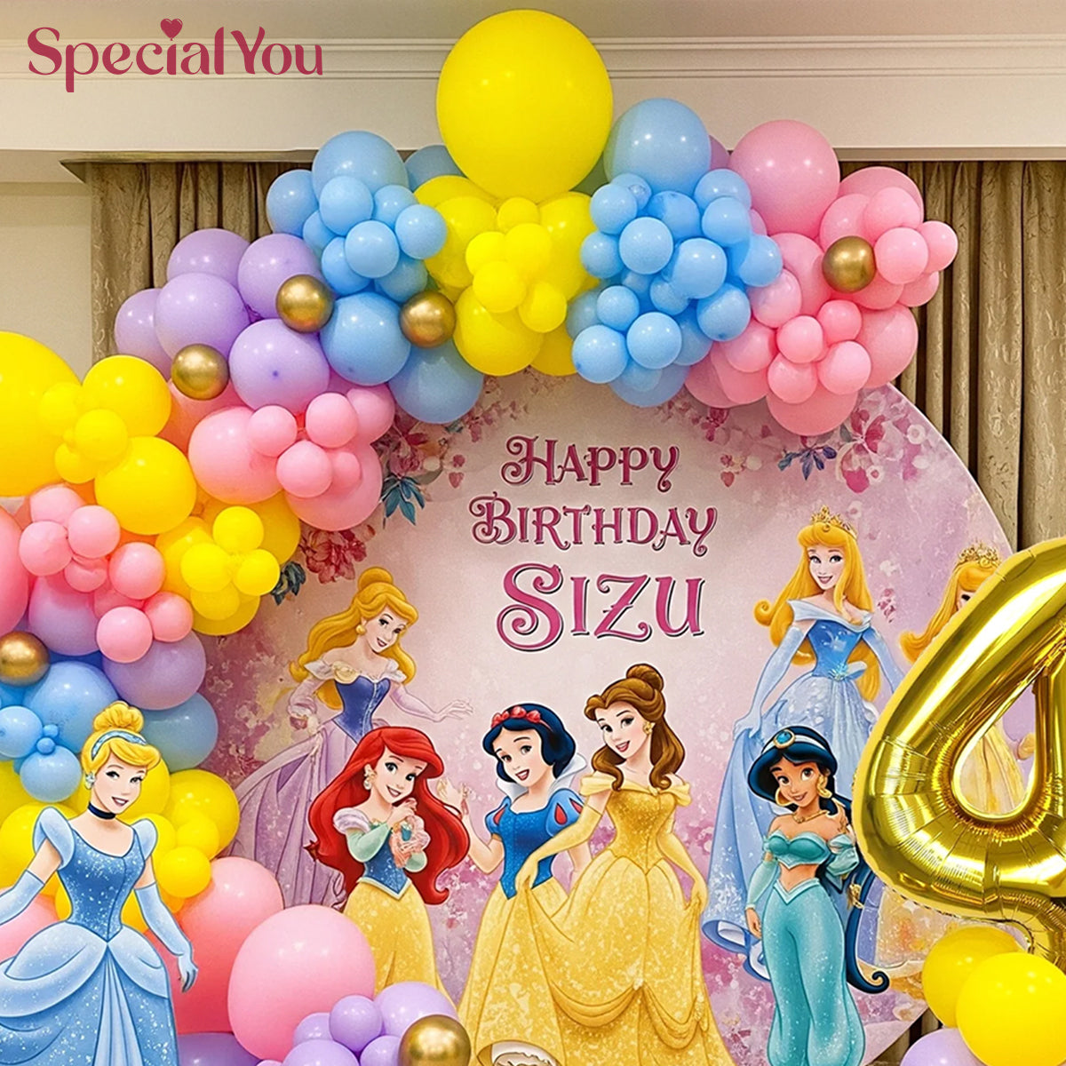 Princess Theme Ring Balloon Decor