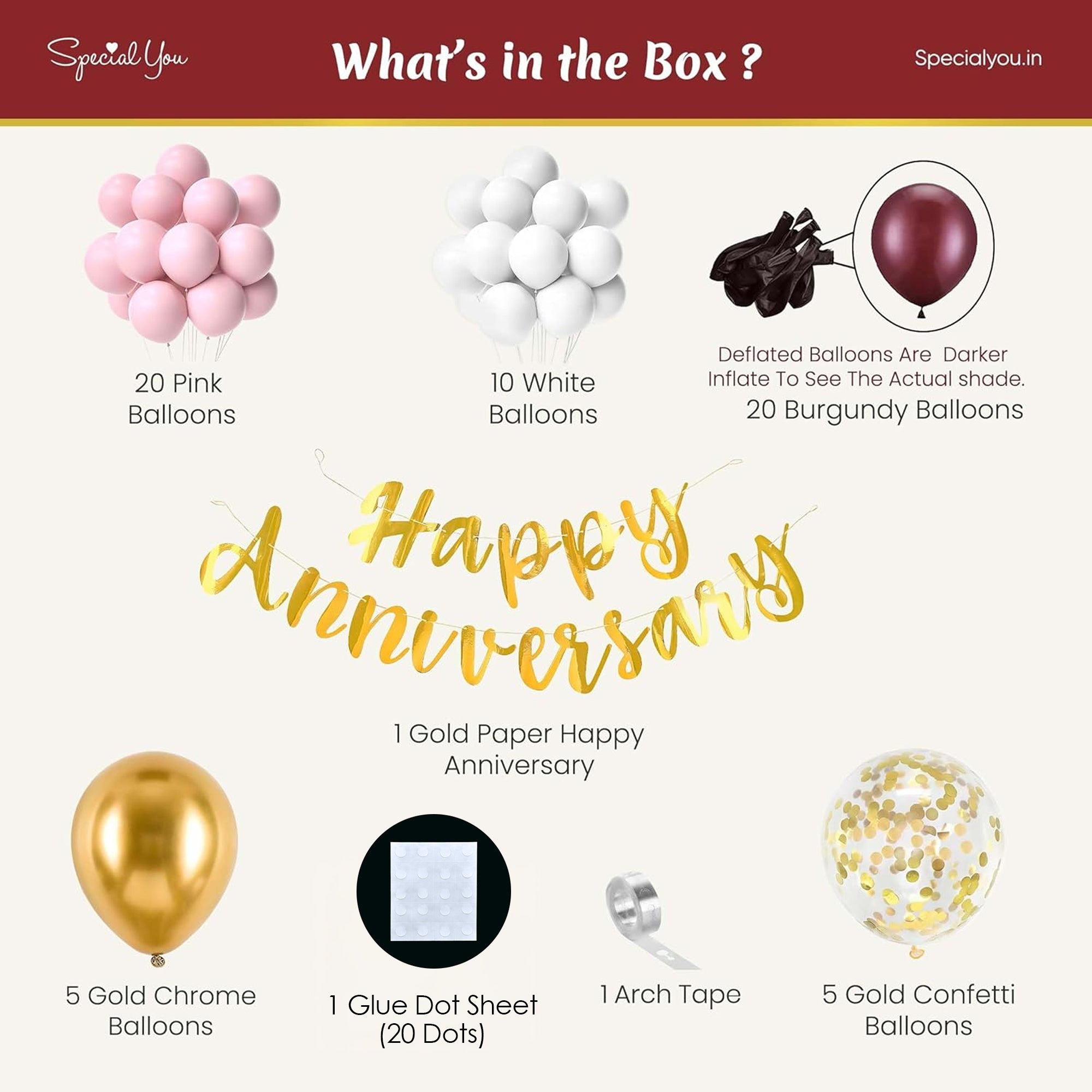 Special Surprise Anniversary Decoration Kit