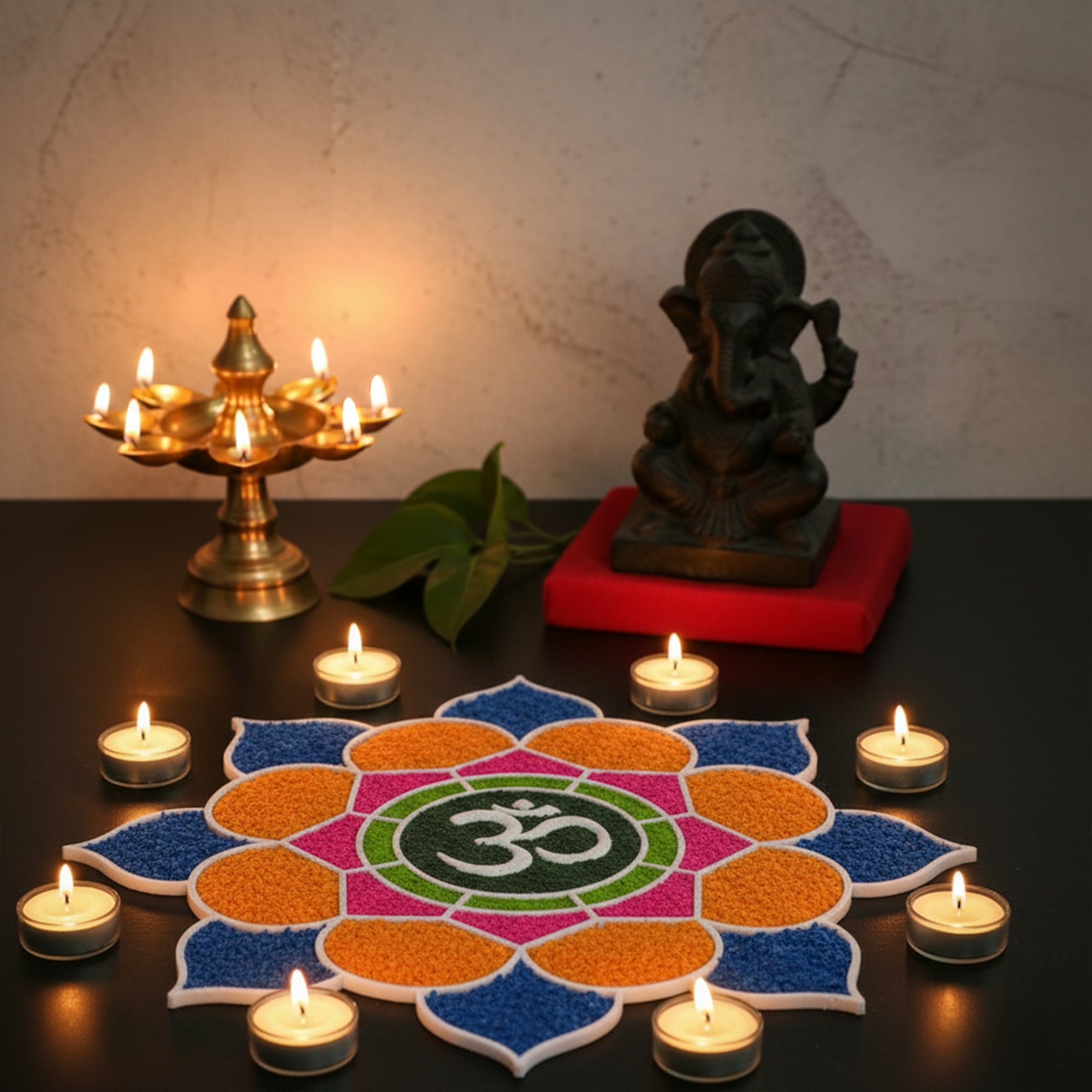 Om Rangoli Mat