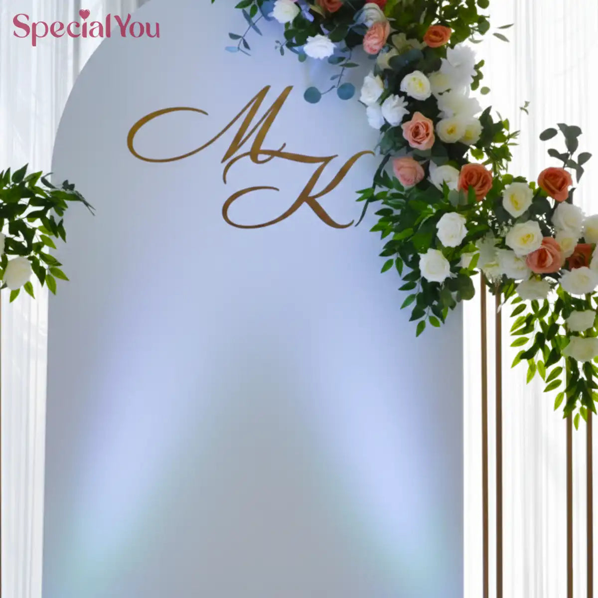 Arch Floral Backdrop Decoration