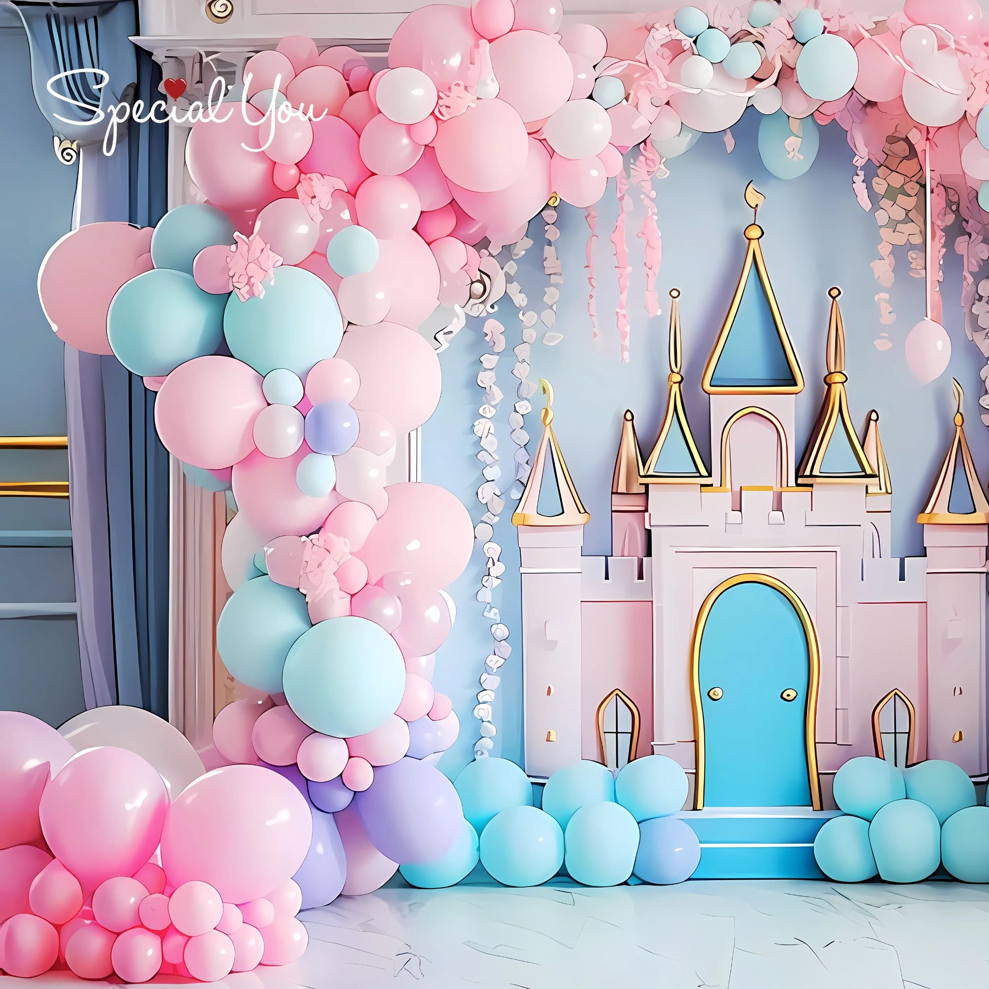 Fairy Tale Pastel Castle Theme Décor