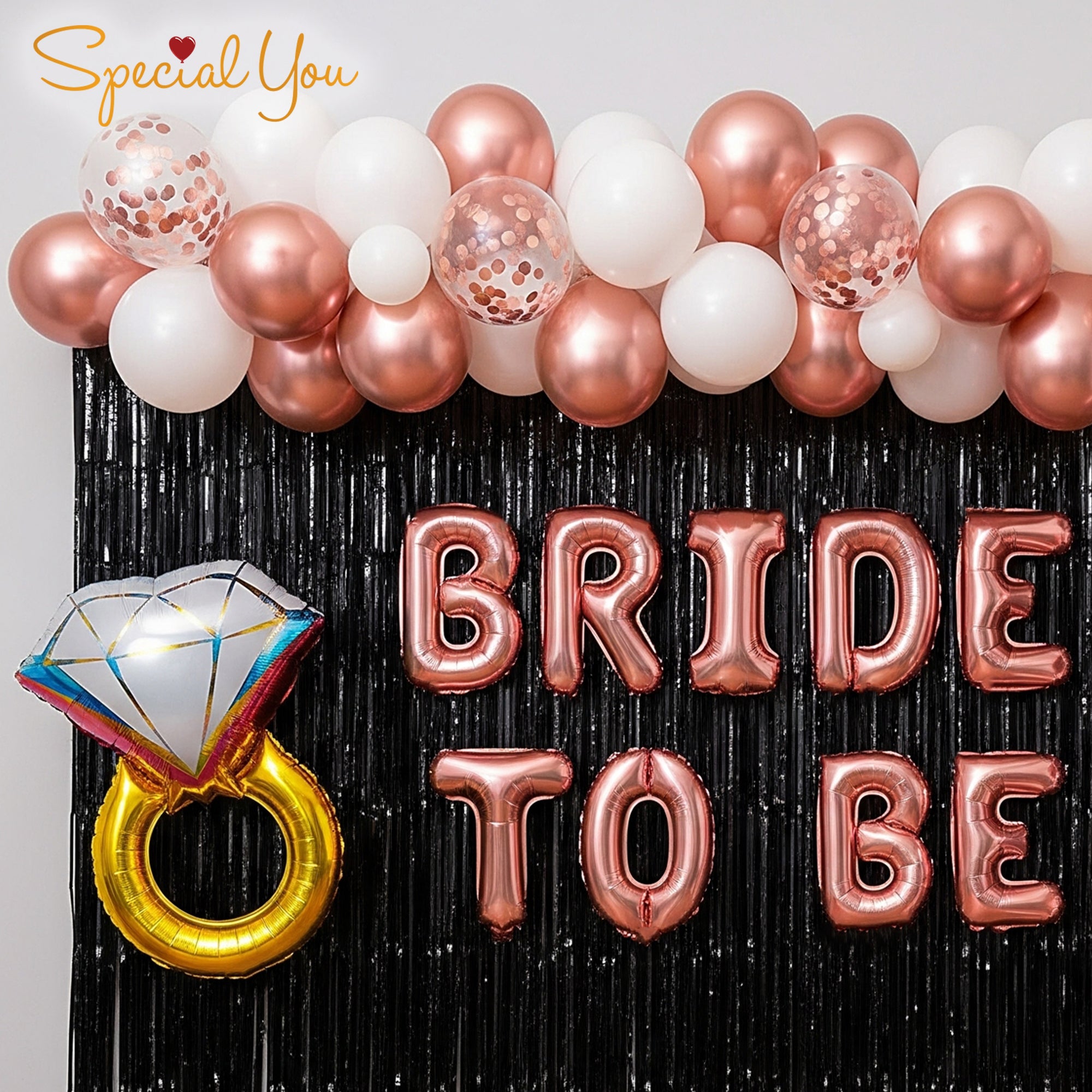 Rosy Bridal Shower Decor