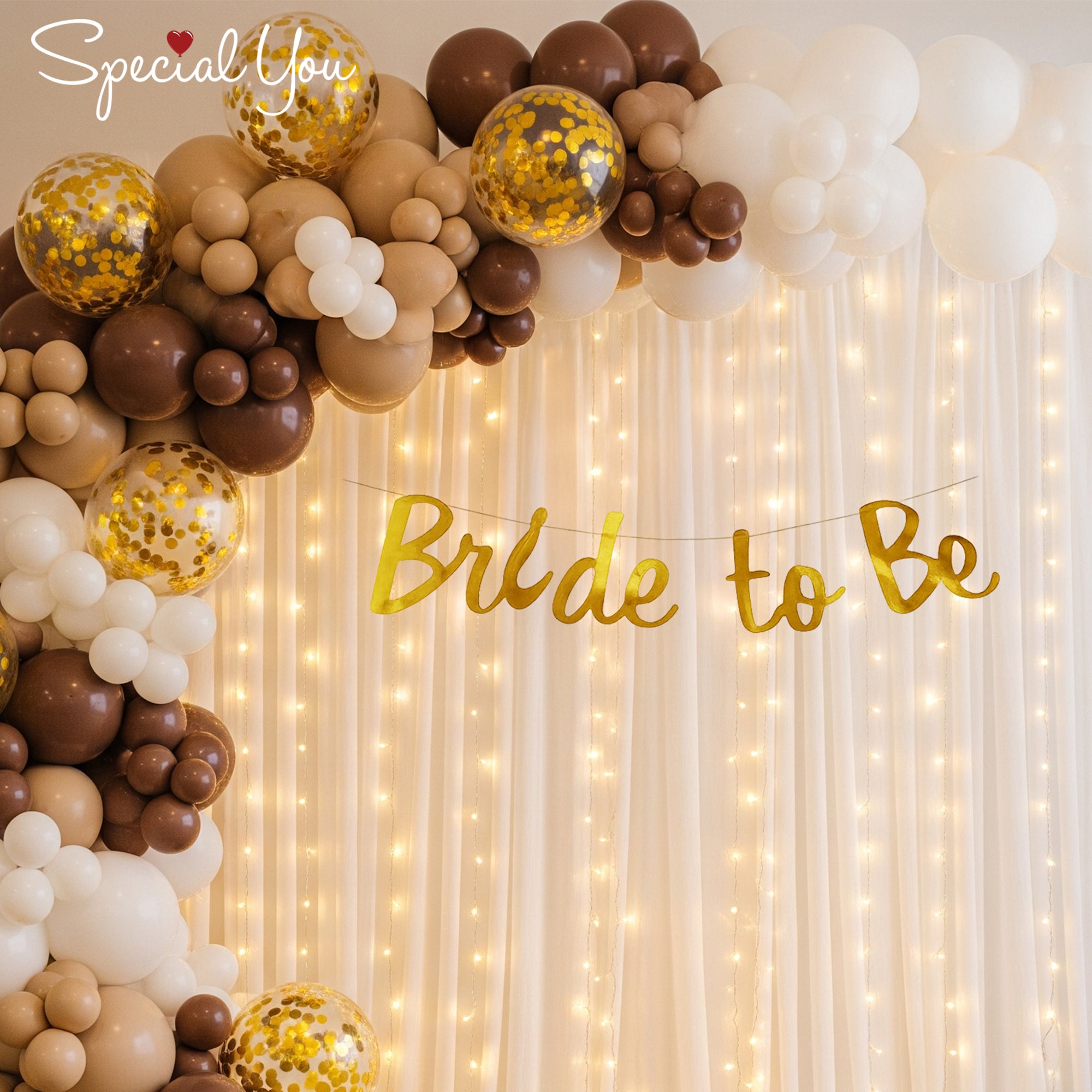 Stylish Balloon Bride-to-Be Decor