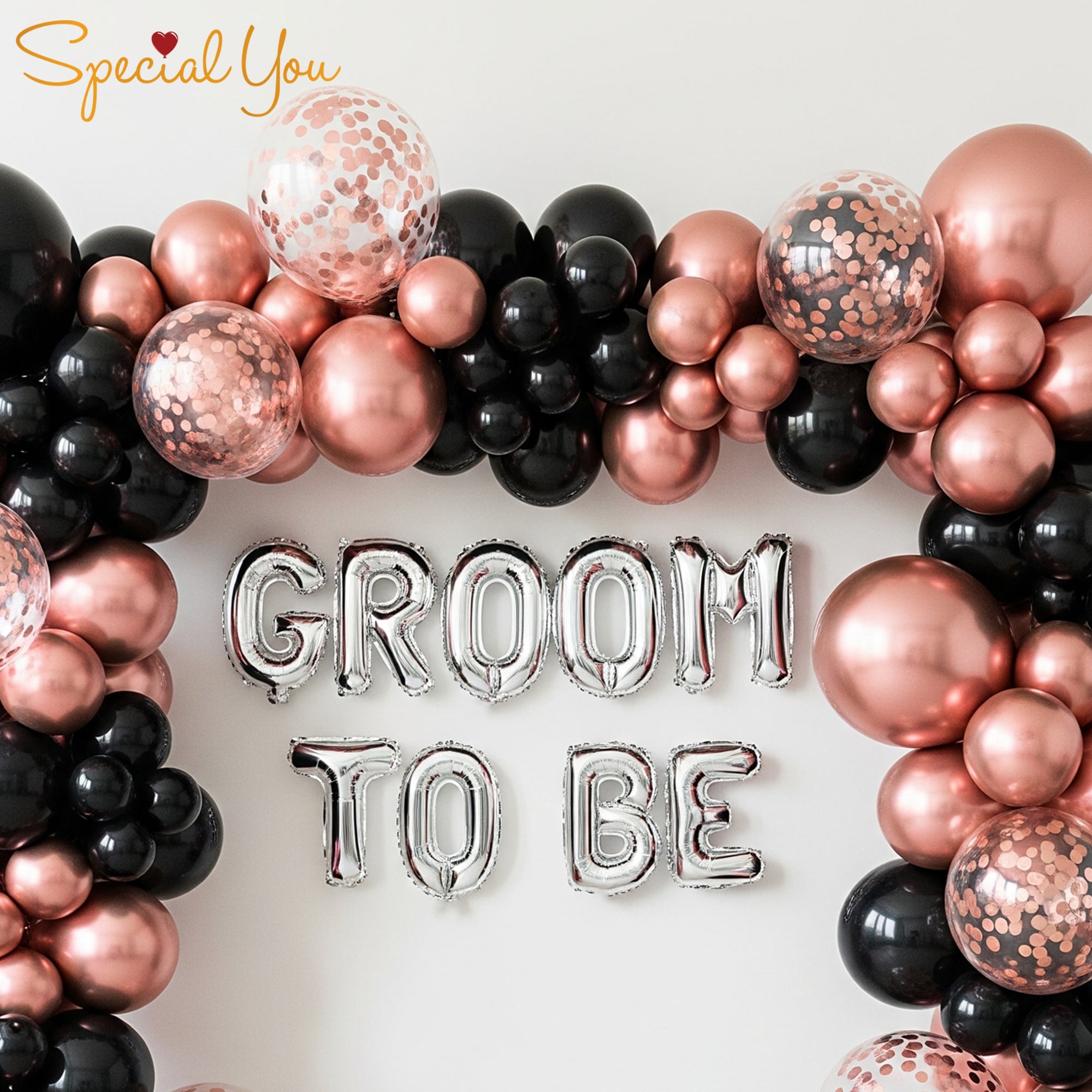 Chic Confetti Bachelorette Decor