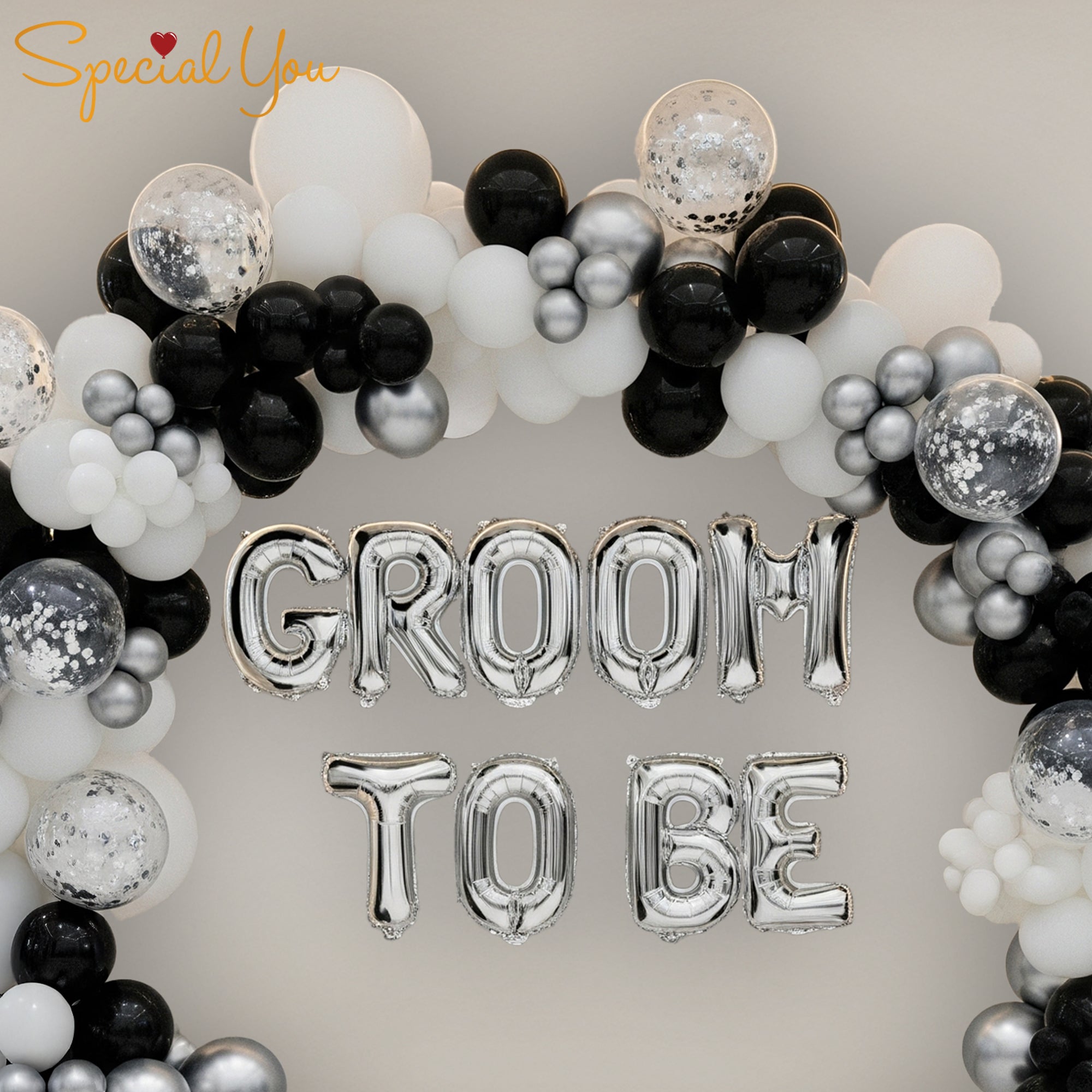 Modern Bachelor Bash Decor