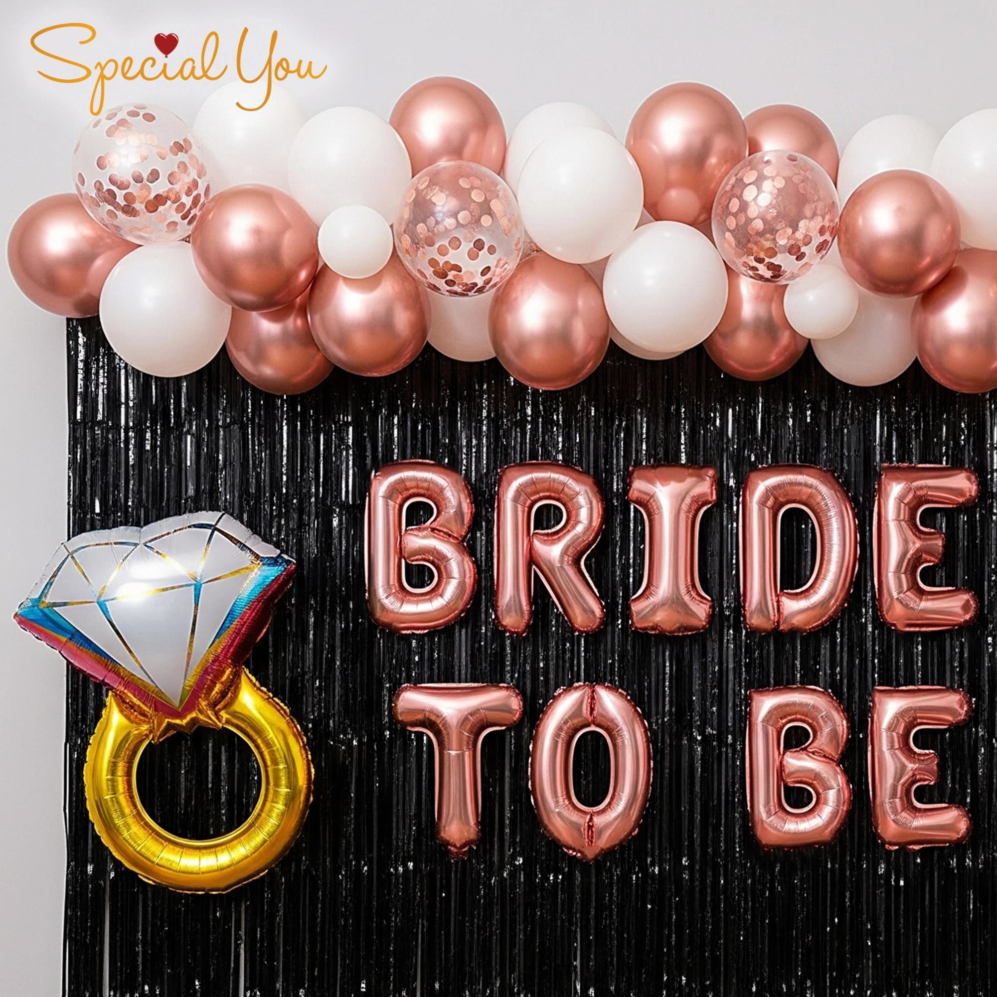 Rosy Bridal Shower Decor