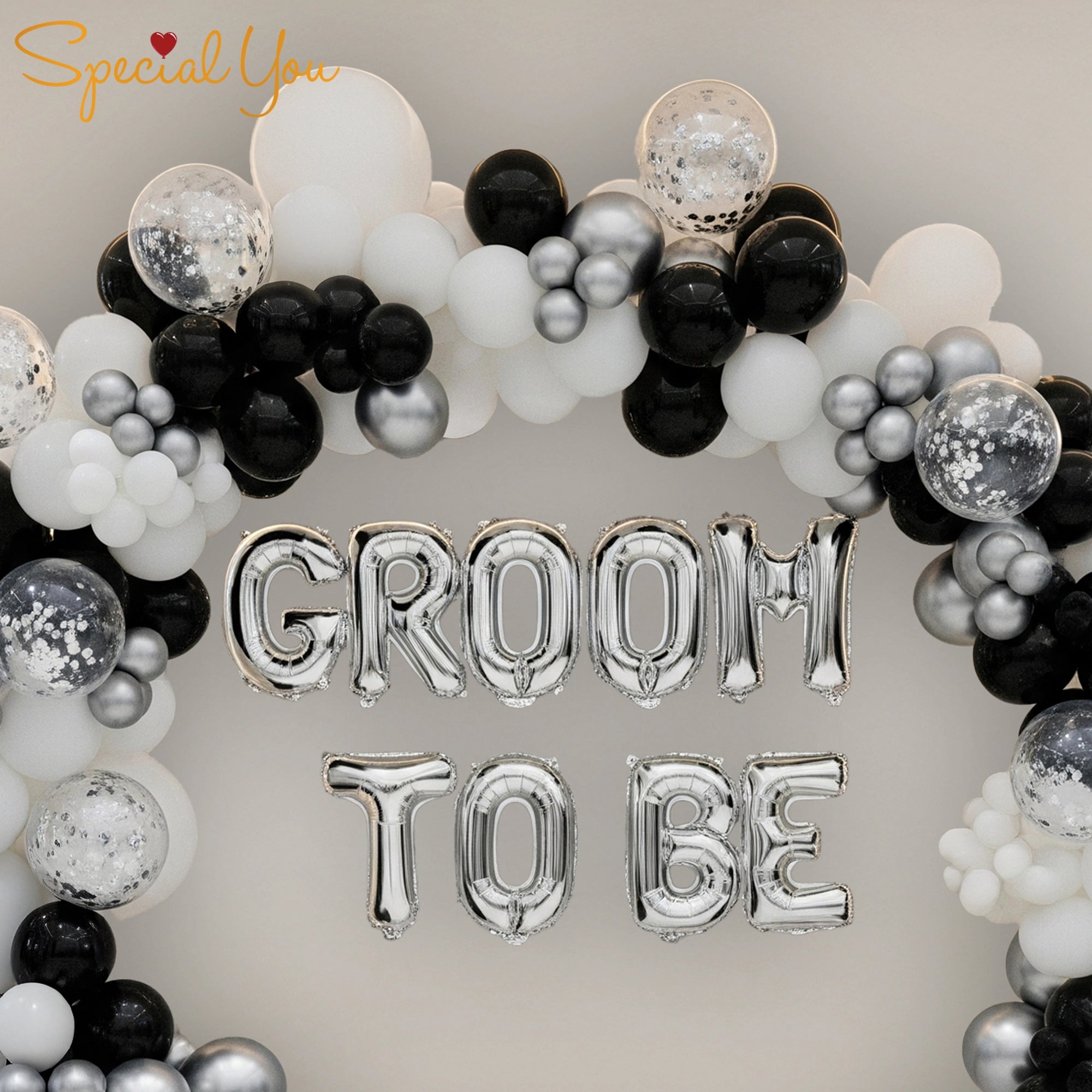 Modern Bachelor Bash Decor