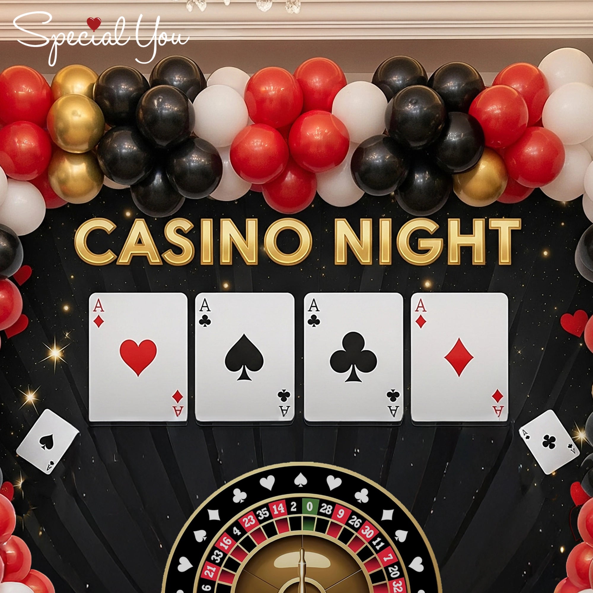 Casino Night Decor for High-Stakes Fun