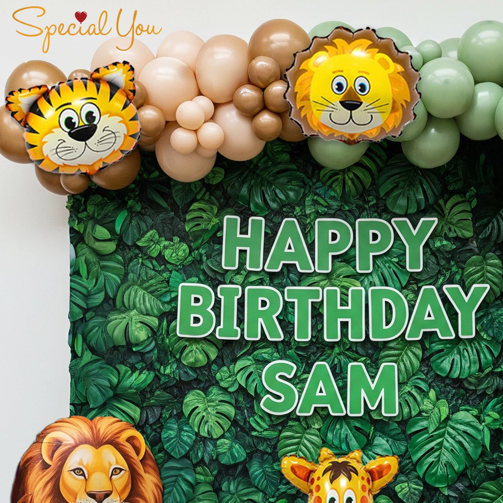 Jungle Safari Animal Birthday Decor
