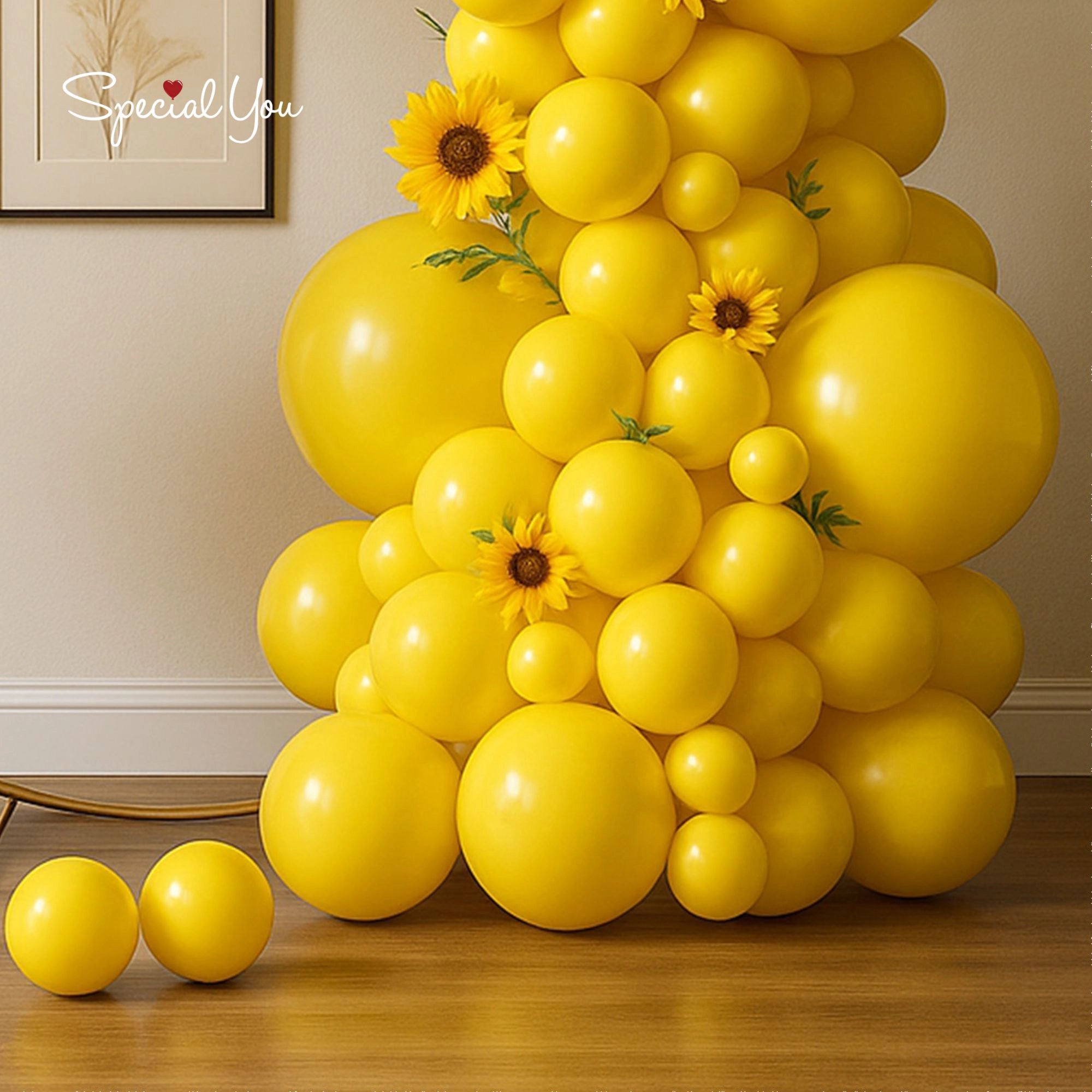 Sunflower Balloon Decor