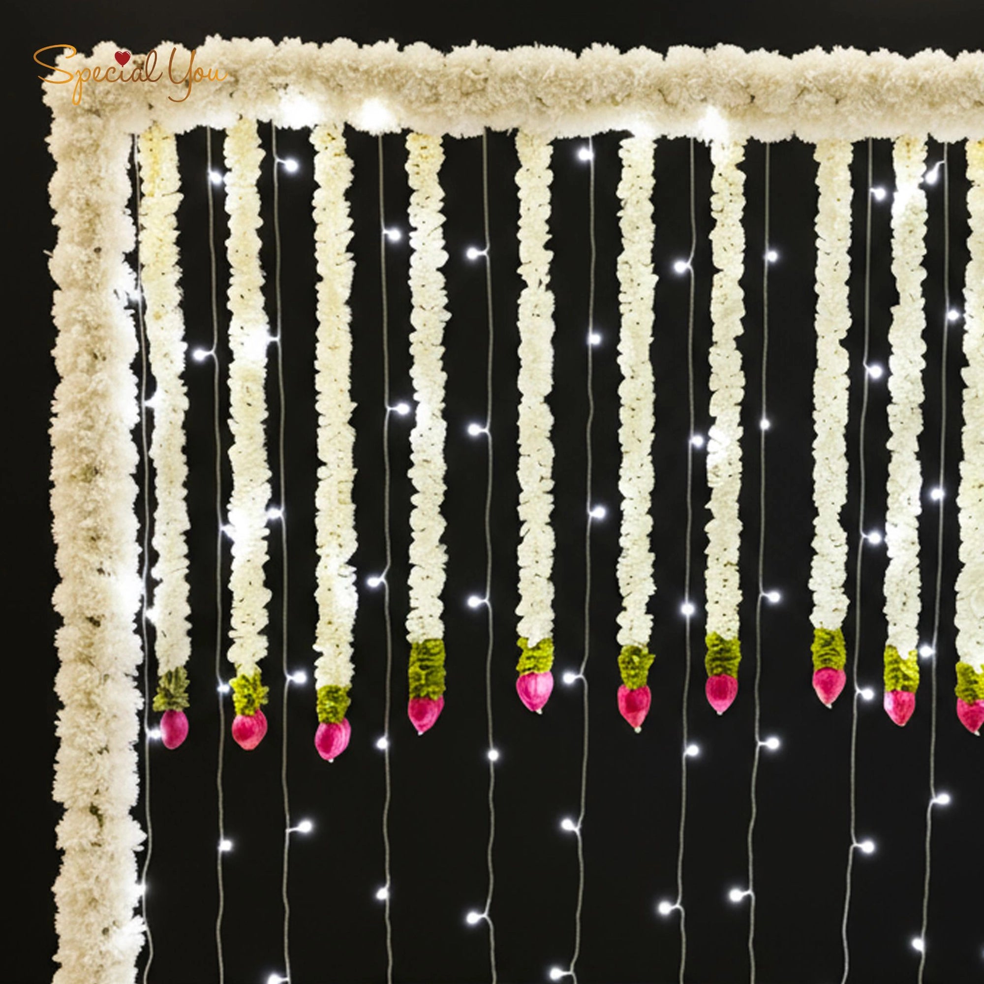 Backdrop Roka Ceremony Decor