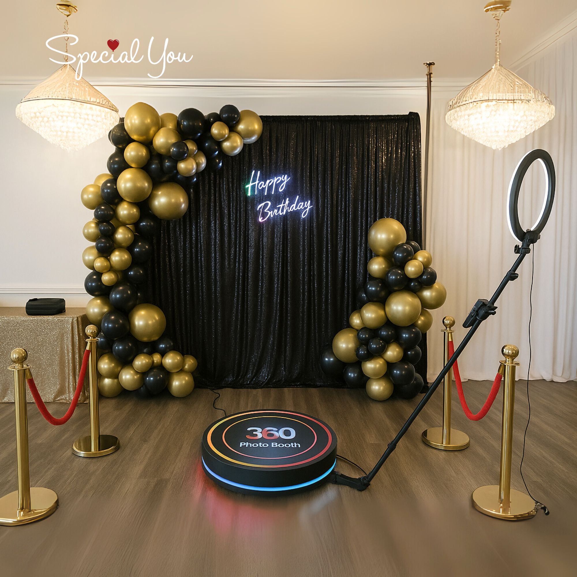 360 Degree Selfie Booth For Kids Birthday Party