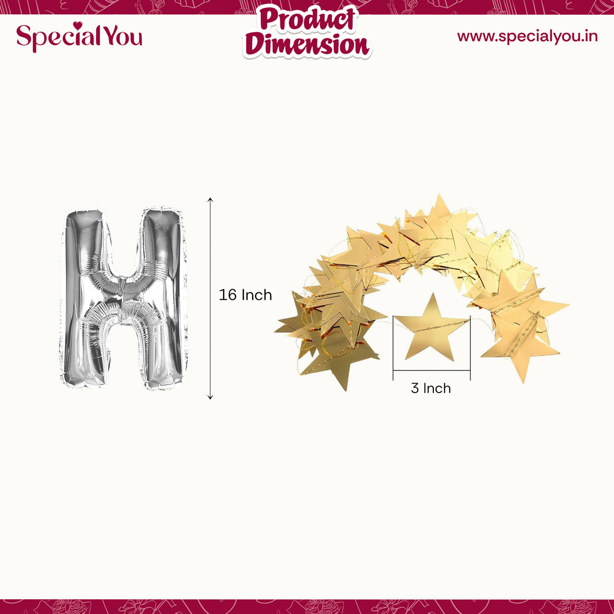 Multicolor Crepe Paper Birthday Decoration DIY Kit with Star Bunting