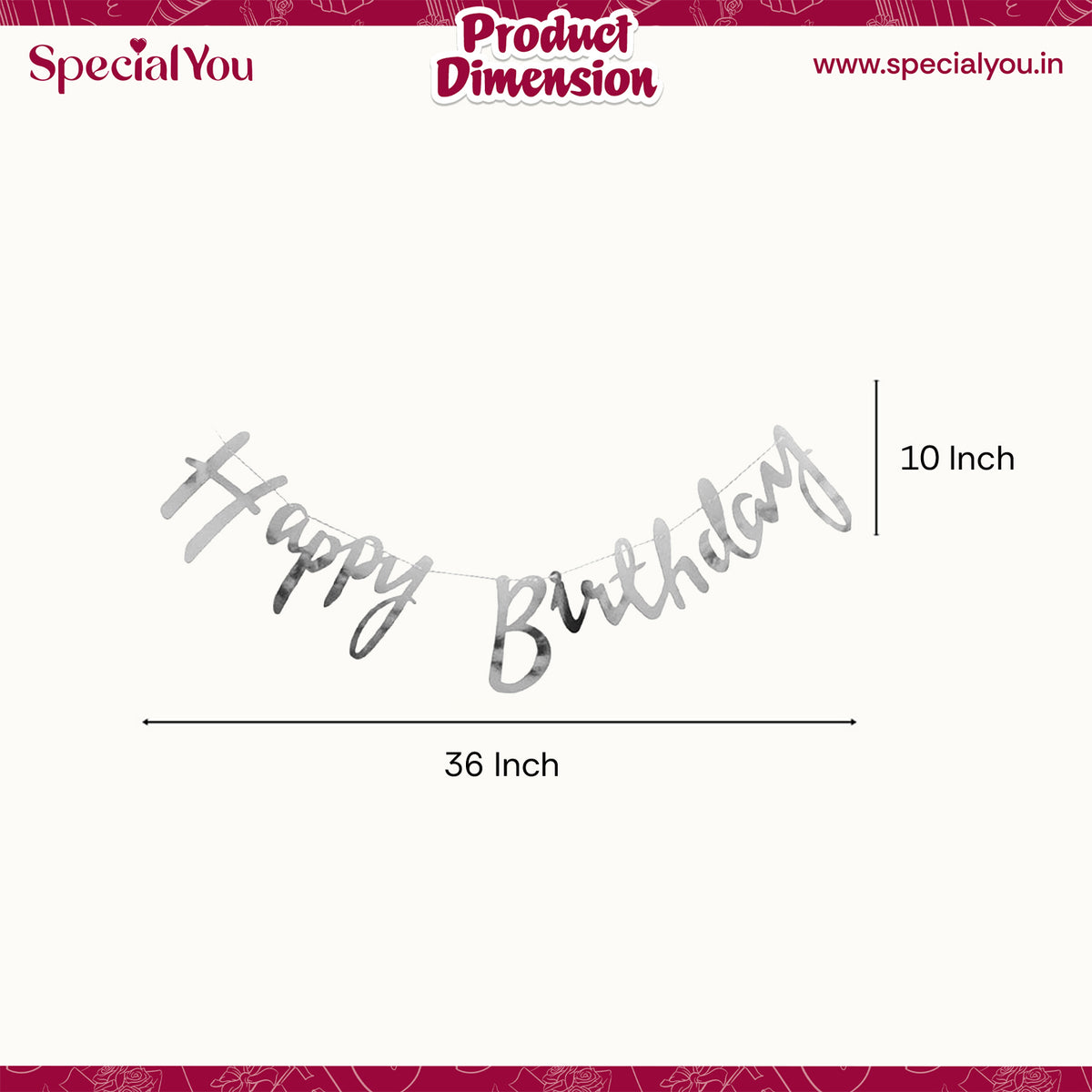 Multicolor Crepe Paper Birthday Decoration DIY Kit
