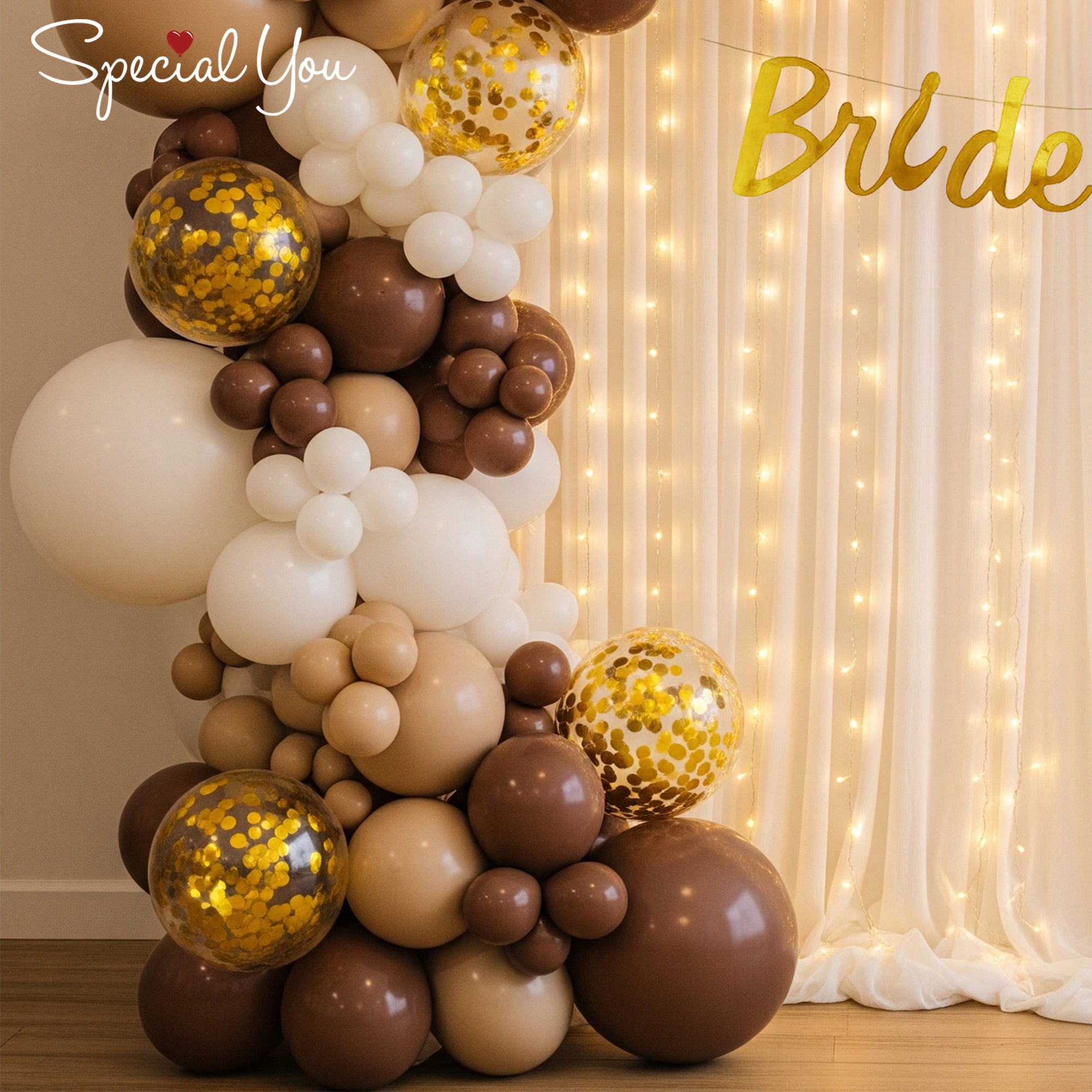 Stylish Balloon Bride-to-Be Decor