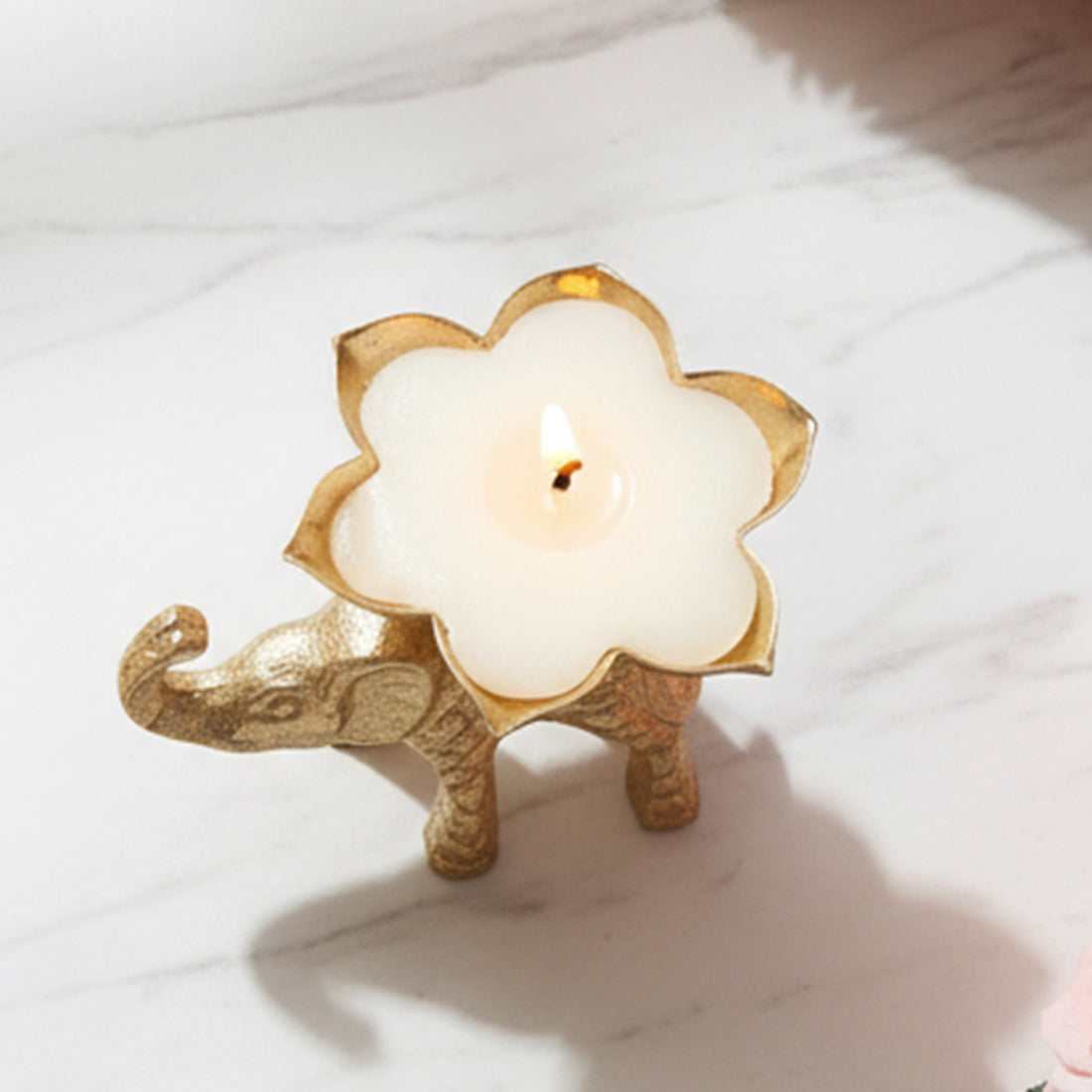 Scented Elephant Candle Holder for Diwali Decoration