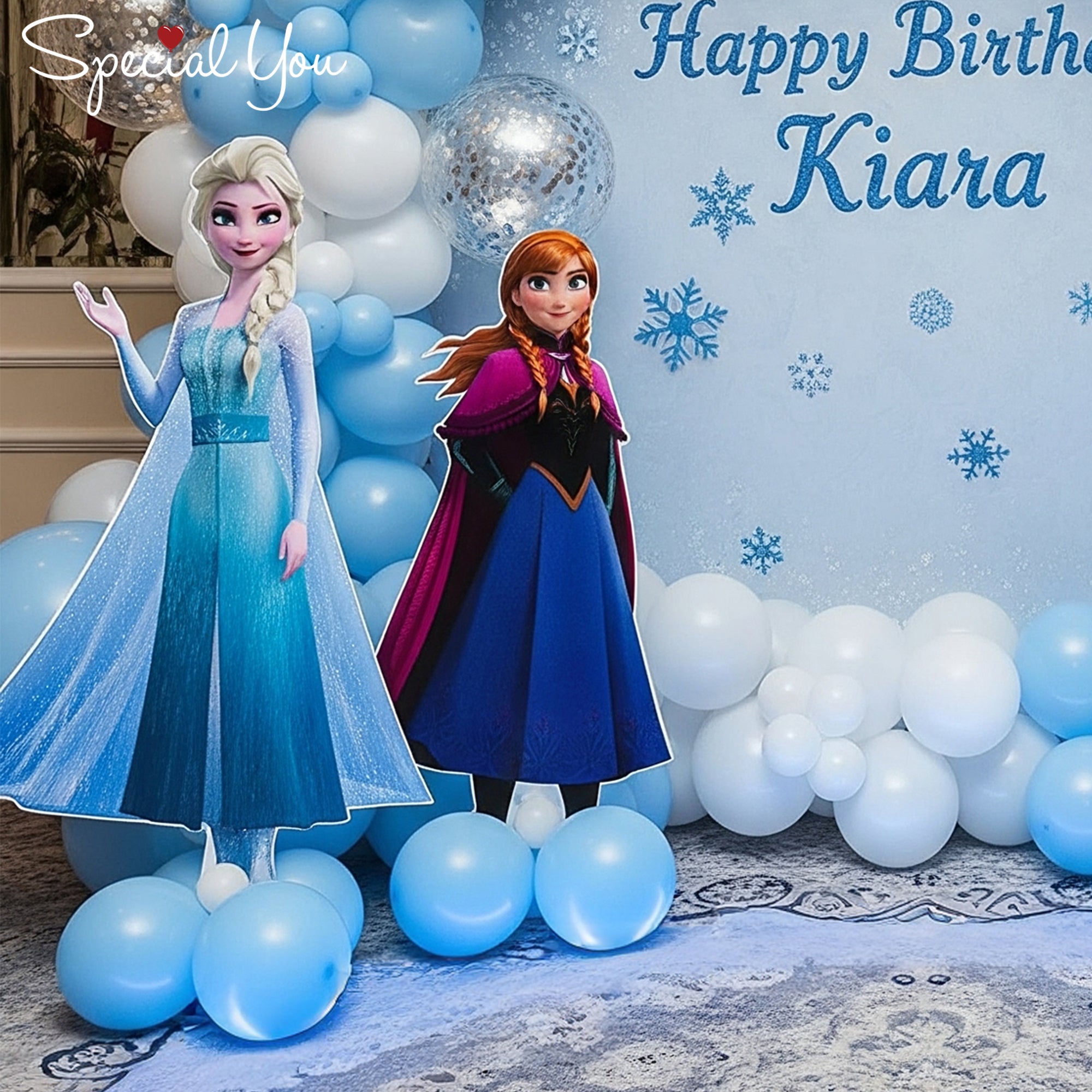 Frozen Winter Ring Decor
