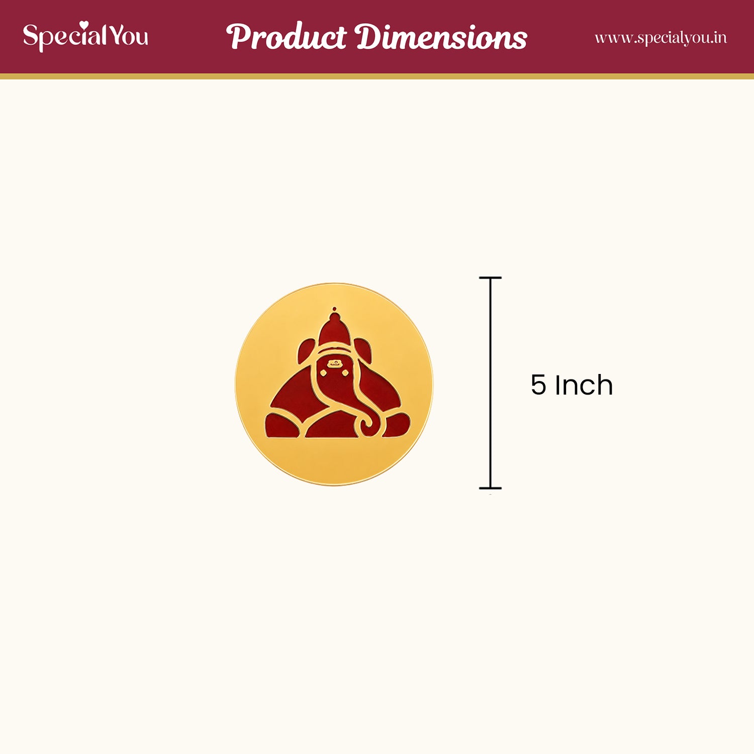 Acrylic Ashtavinayak Wall Decor Set – 8 Pcs