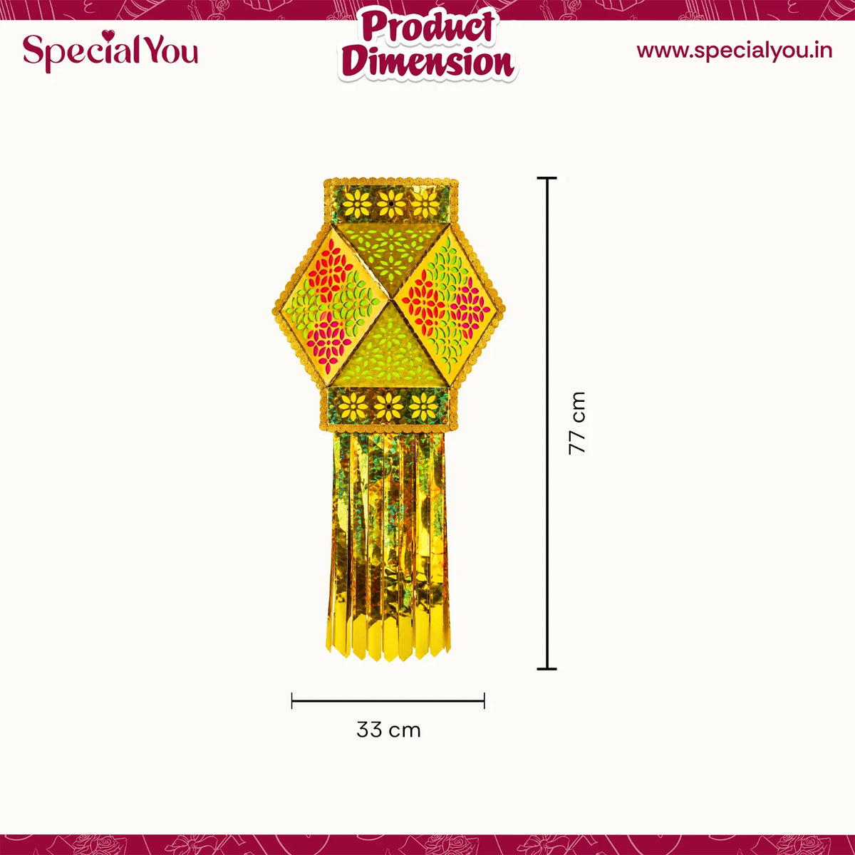 DIY Golden Kandil Kit for Diwali Decoration for Home