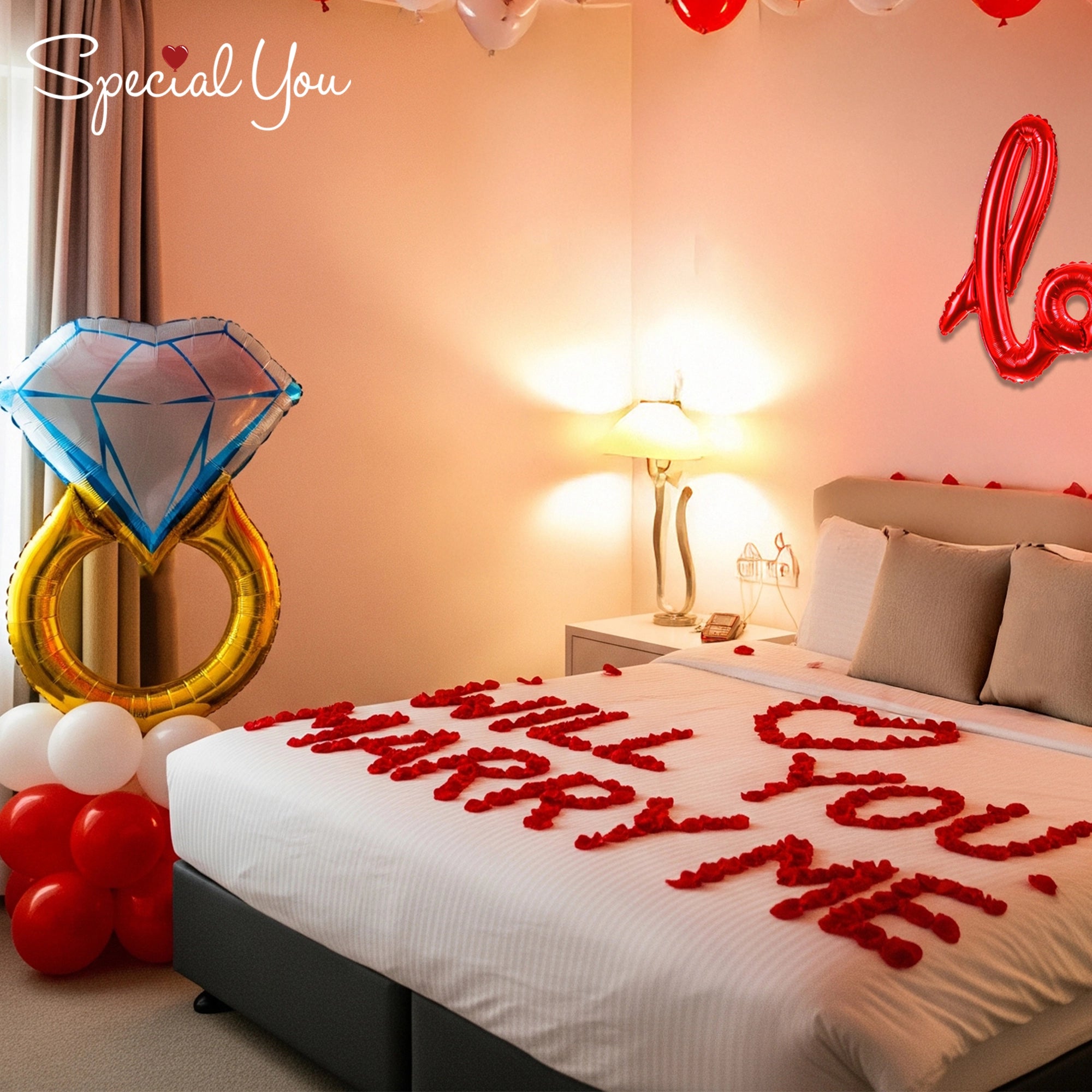 Will You Marry Me Balloon Decor