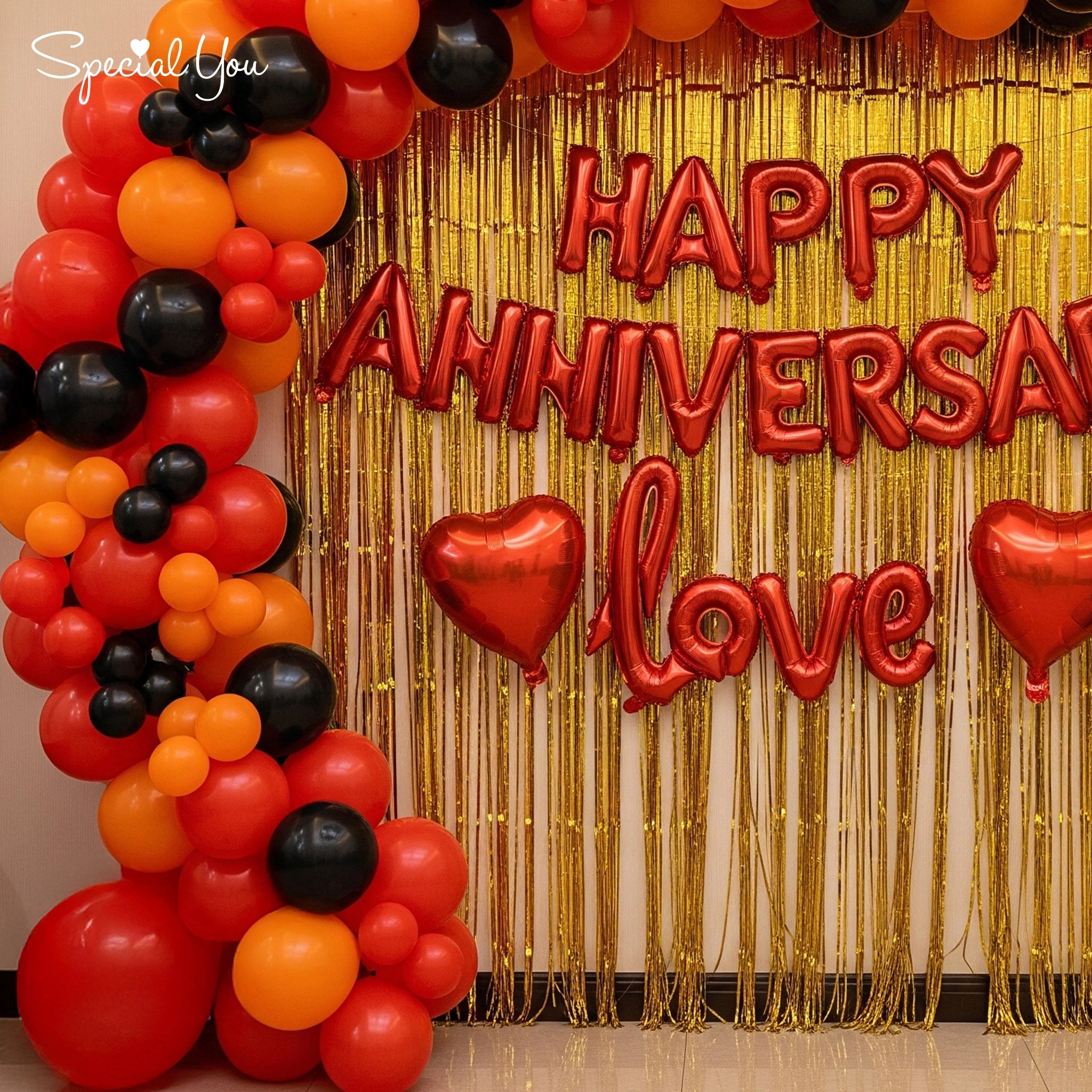 Romantic Anniversary Celebration Decor