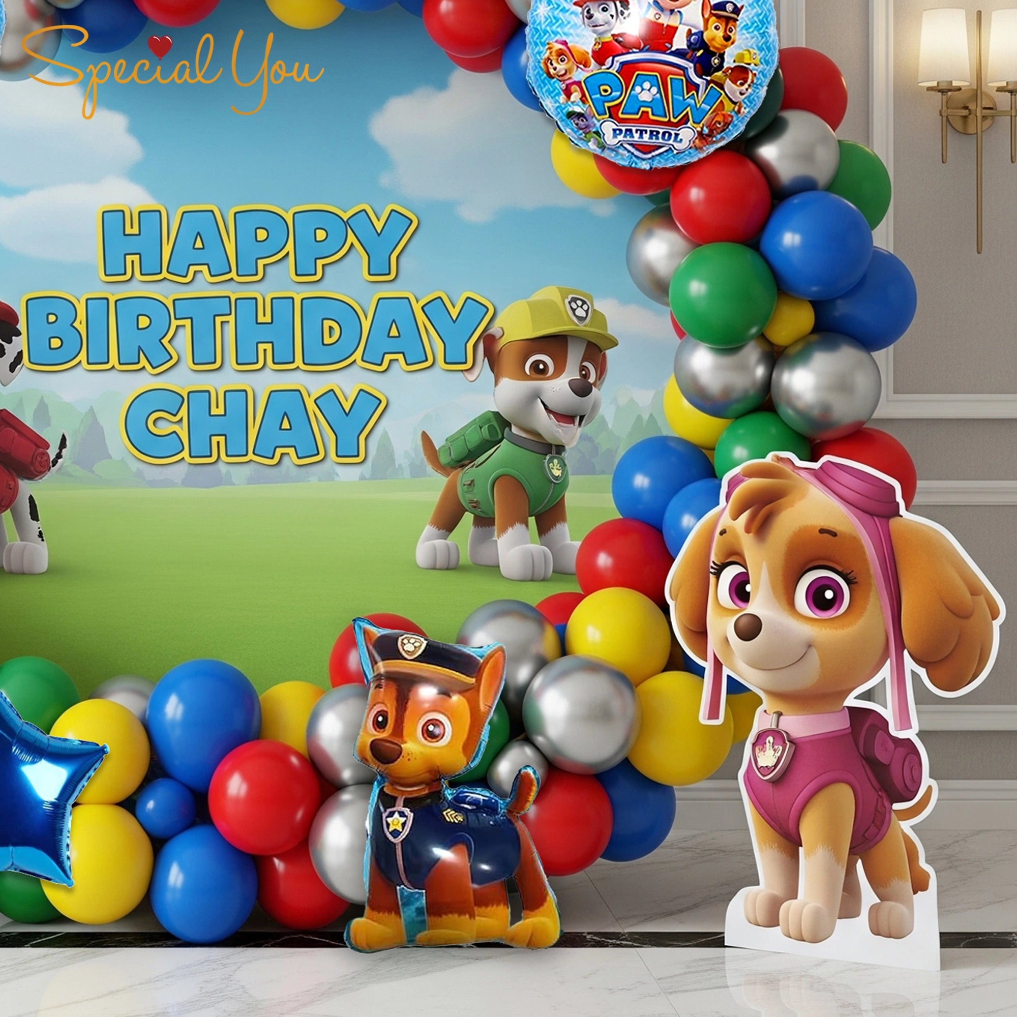 Paw Patrol Ring Balloon Decor