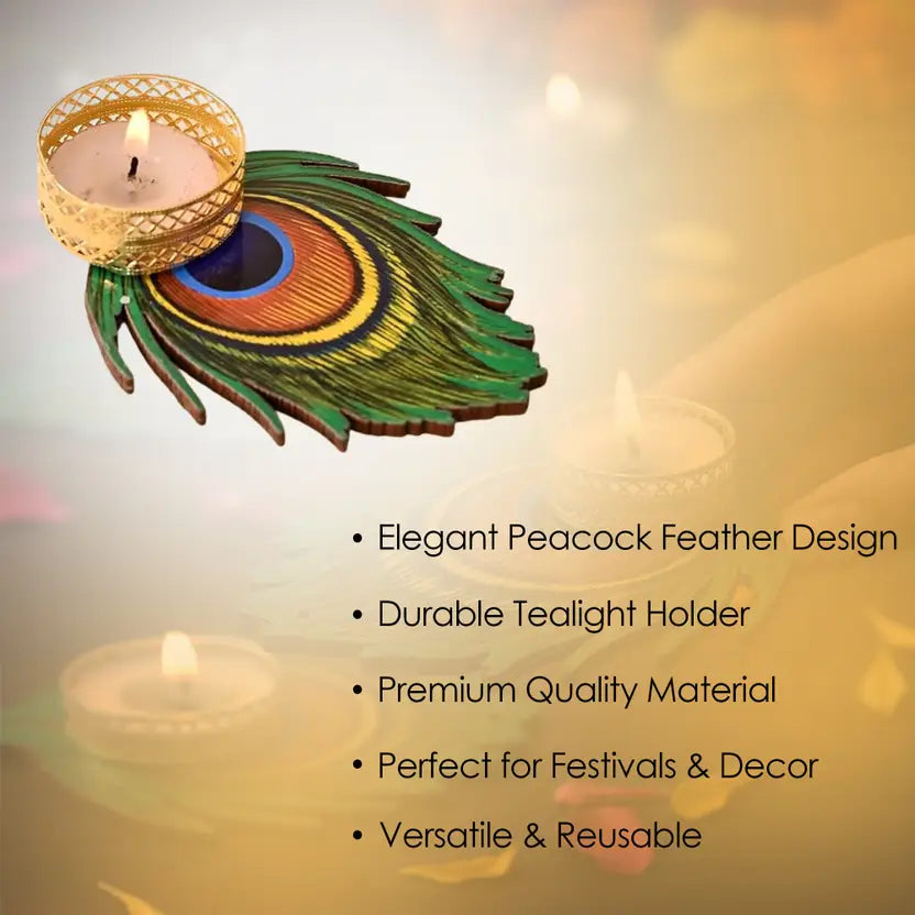 Peacock Candle Holder