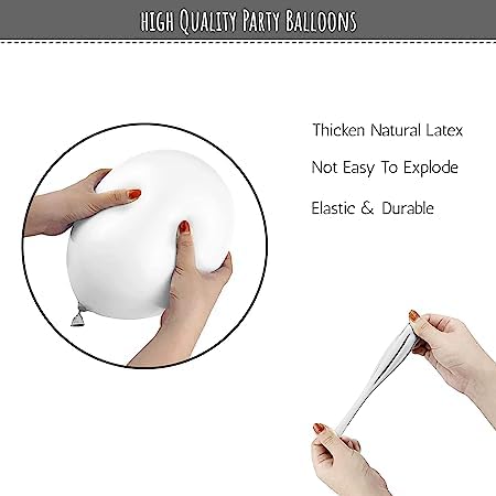White Balloons for party decoration pack of 50 pcs - Special You