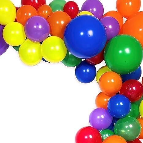 Rainbow Balloons for Decoration - 50 pcs - Special You
