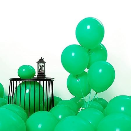 200 Dark Metallic Green Balloons