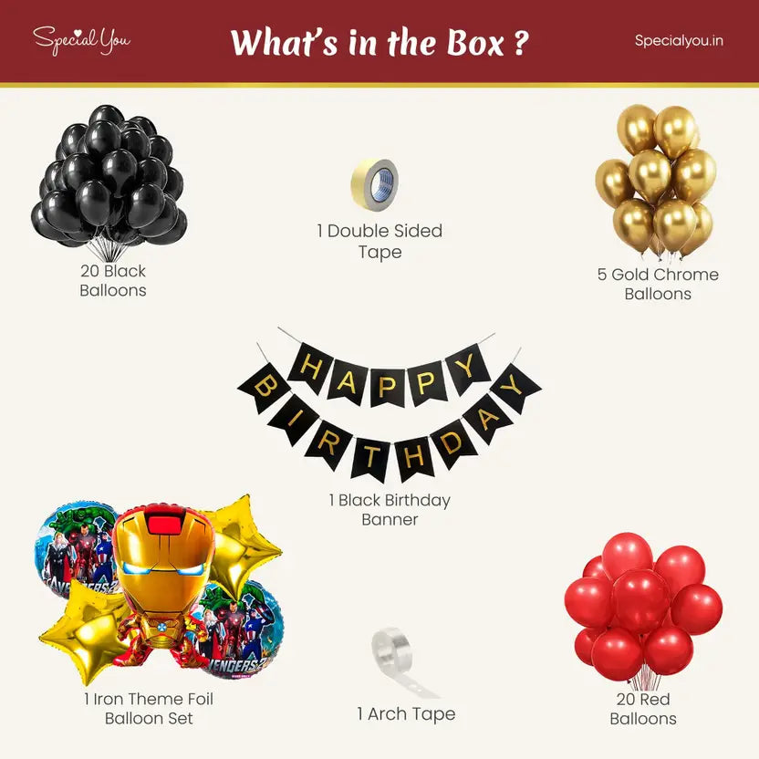 Iron Man-themed party for your young hero
