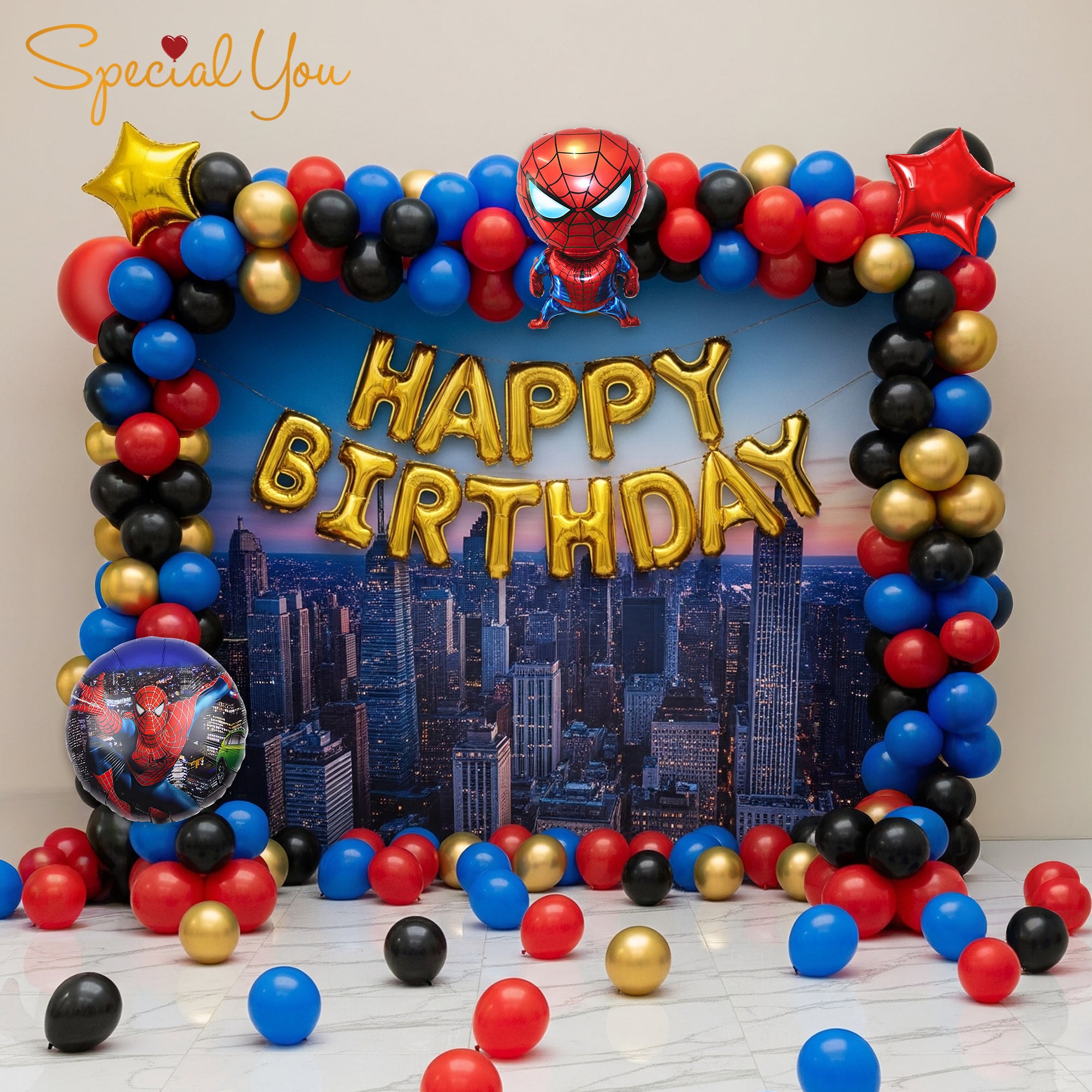 Spiderman’s City Skyline Celebration Decor