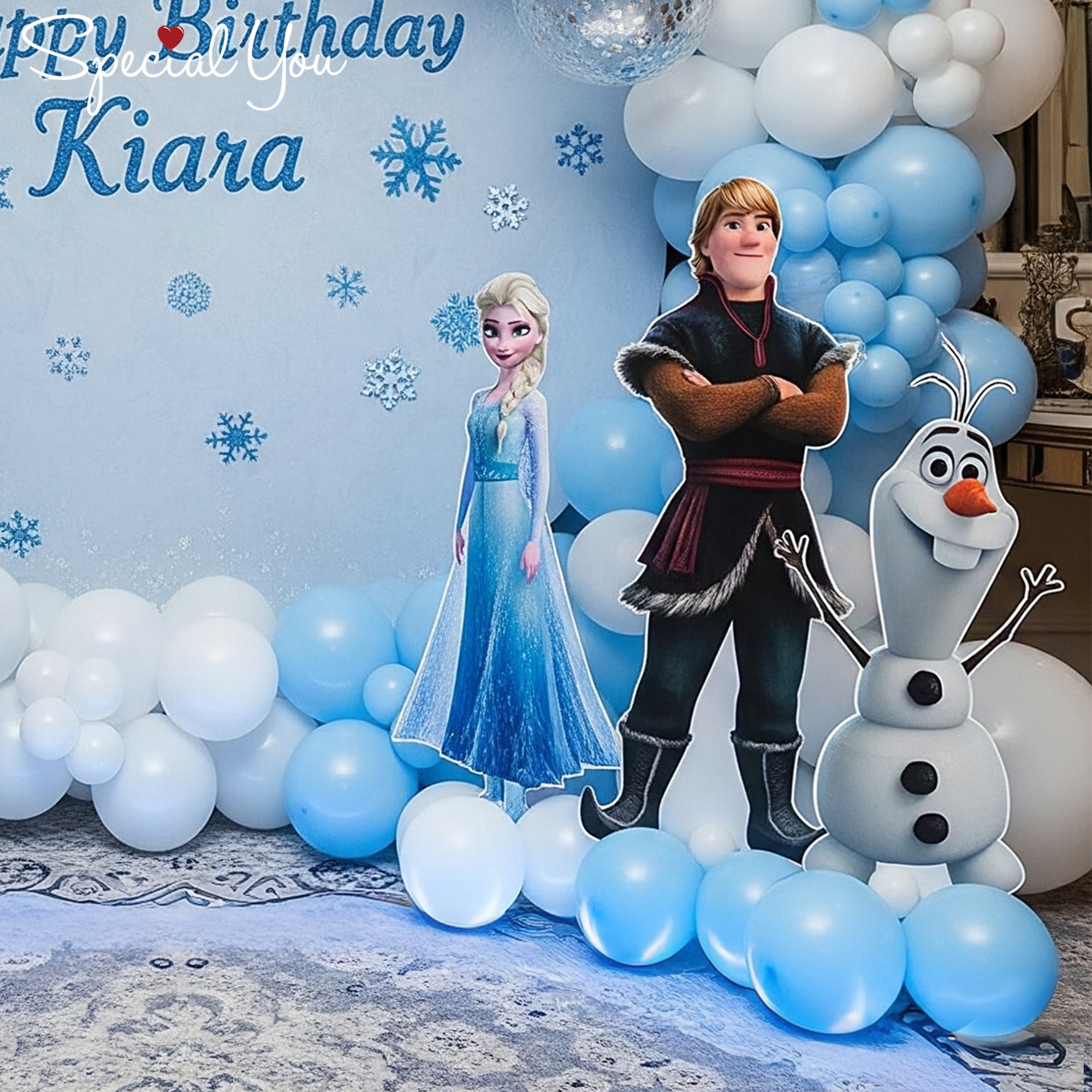 Frozen Winter Ring Decor